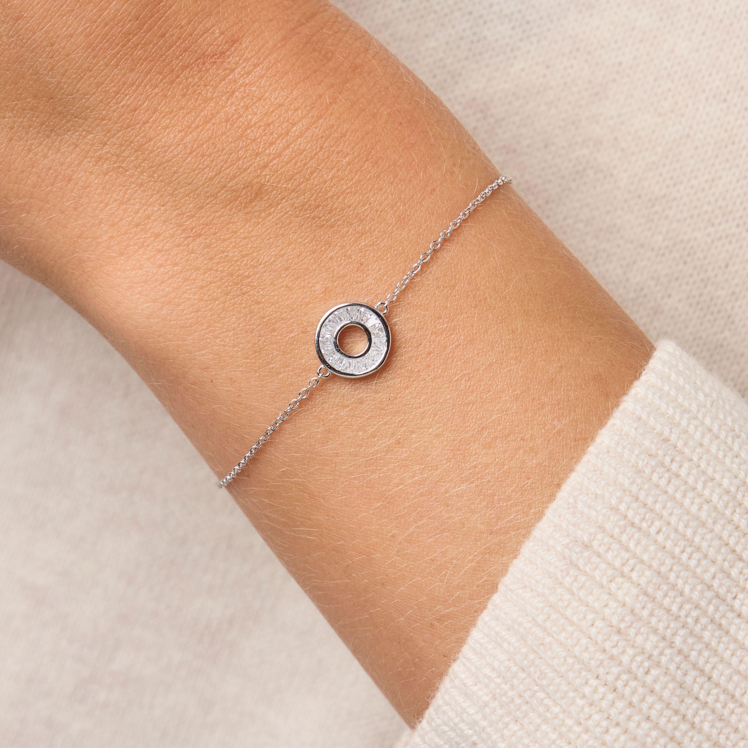 TOM TAILOR Armband »Kreis« mit Zirkonia (synth.)