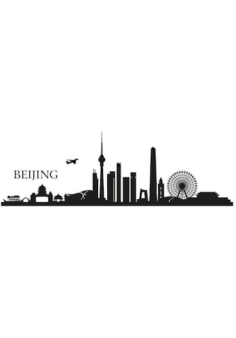 Wall-Art Wandtattoo »XXL Stadt Skyline Bejing 1...