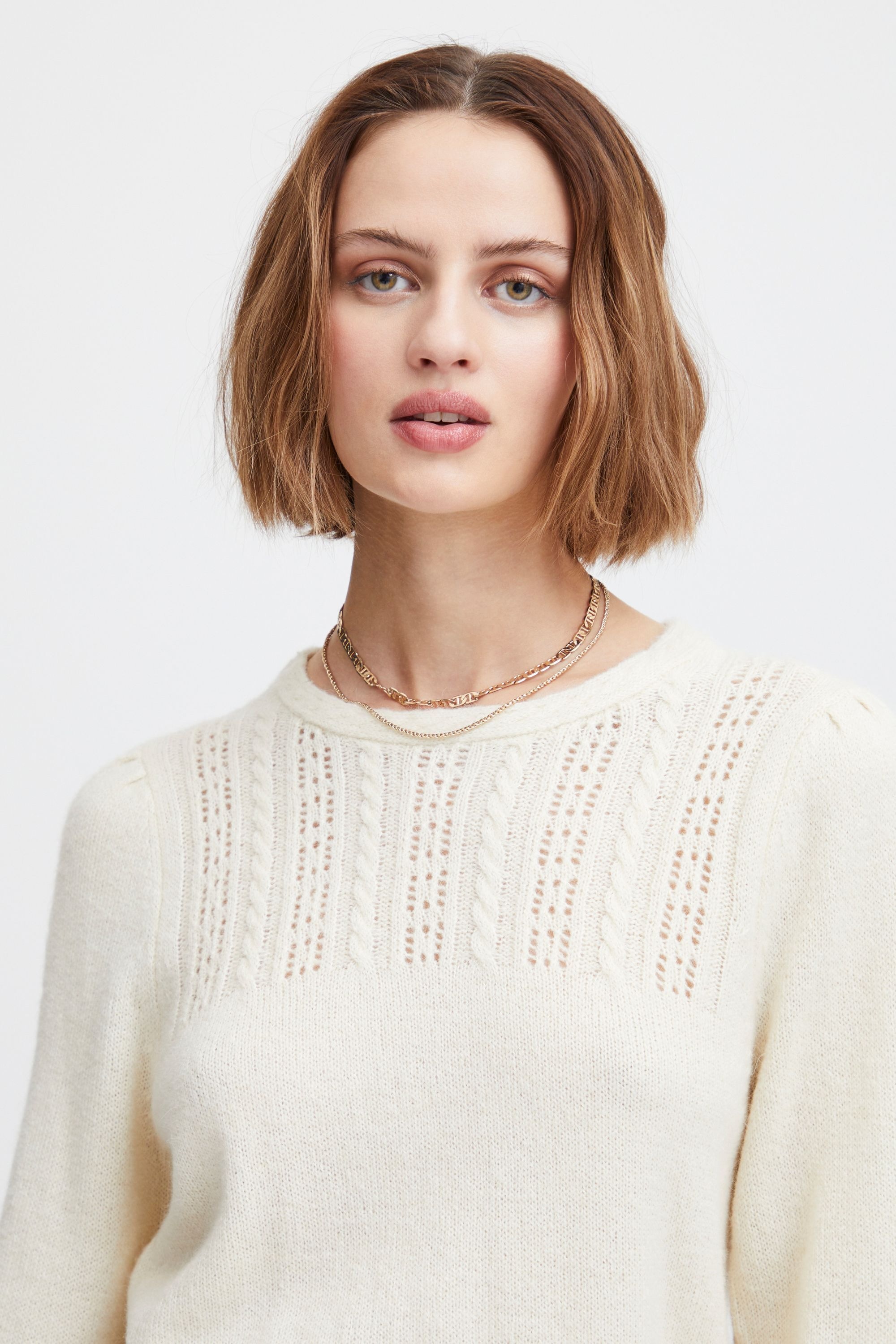 ATELIER RÊVE Strickfleece-Pullover »Strickpullover IRChiba«
