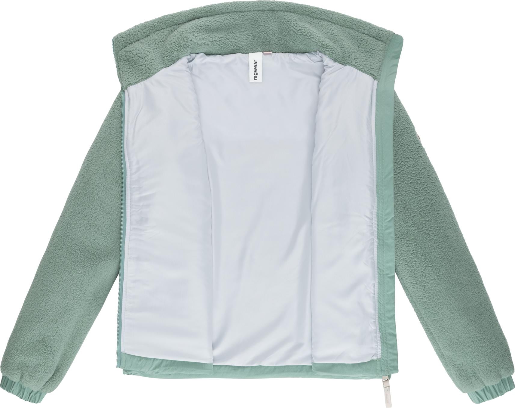 Ragwear Plüschjacke »Arctika II« ohne Kapuze Flauschige Jacke aus Teddyfleece