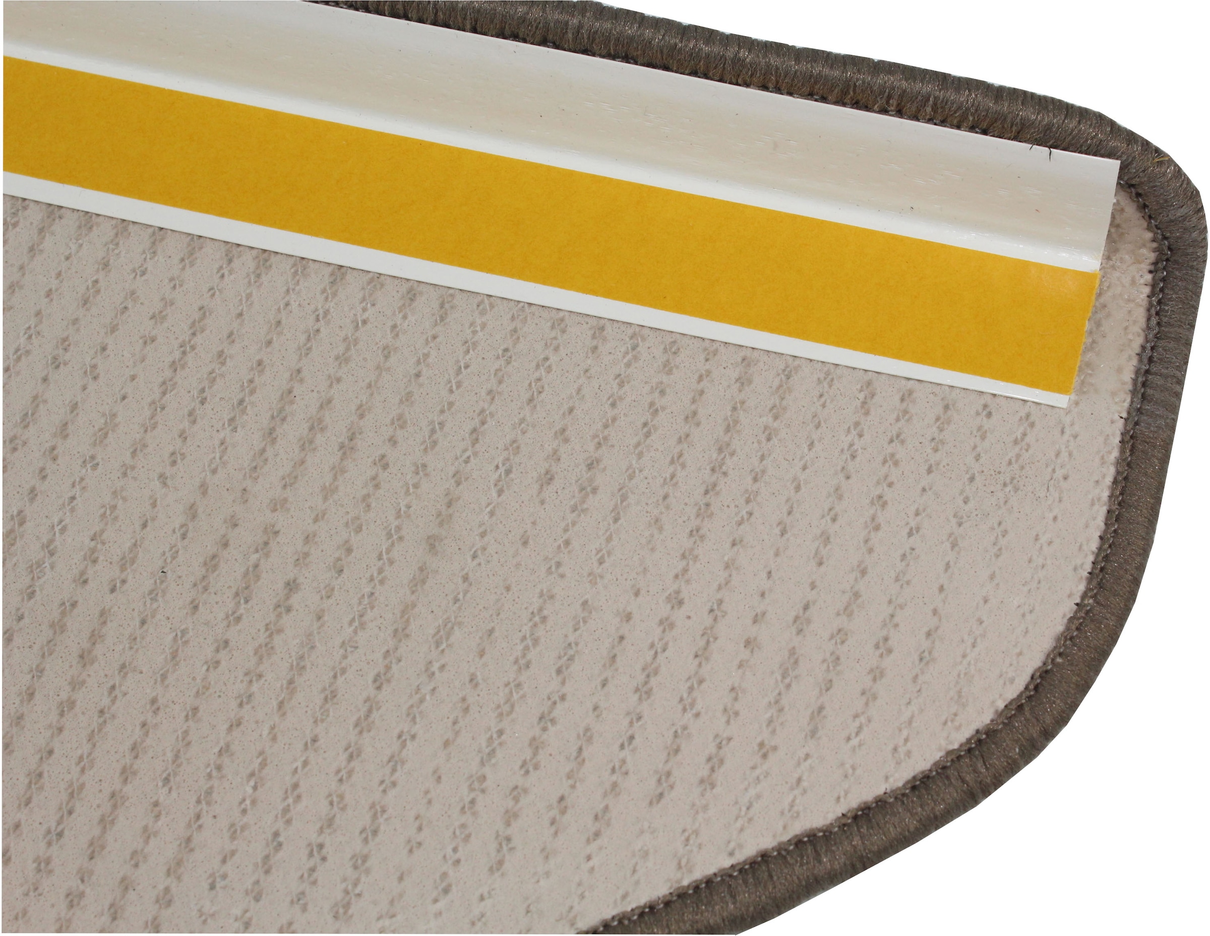 Dekowe Stufenmatte »Mara S2«, halbrund, 5 mm Höhe, 100% Sisal, große Farbauswahl, selbstklebend, auch als Set 15 Stück