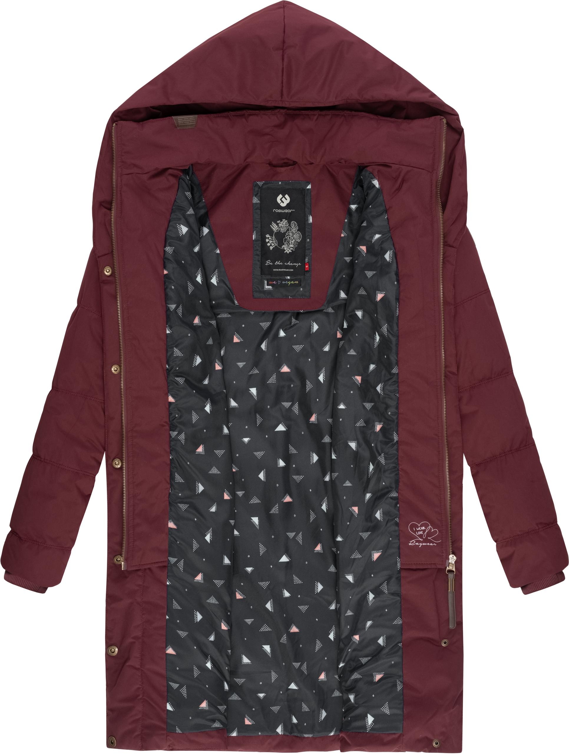 Ragwear Steppmantel »Natalka«, stylischer, gesteppter Winterparka mit gefütterter Kapuze