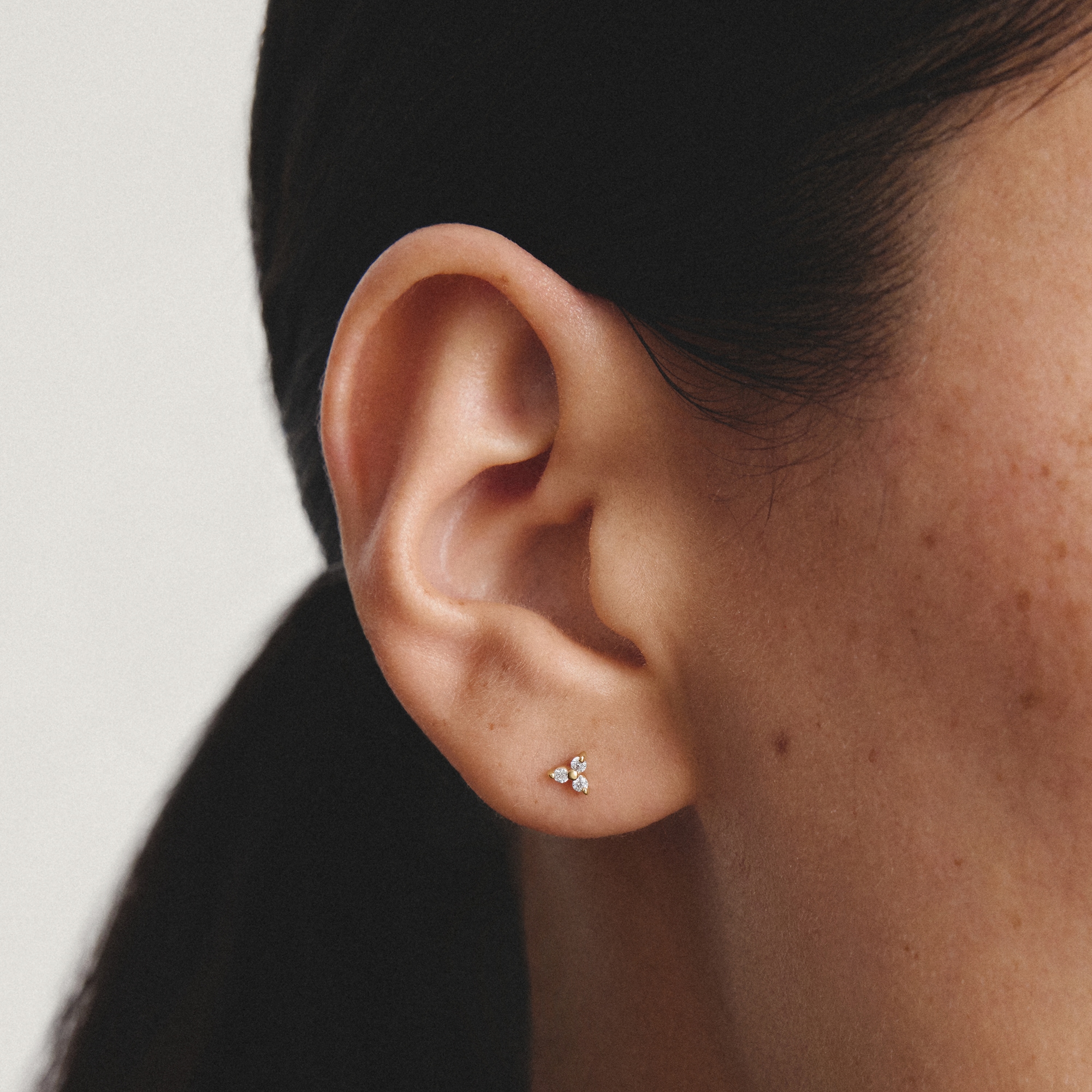 THOMAS SABO Paar Ohrstecker »gelbgoldfarben« mit Zirkonia (synth.)