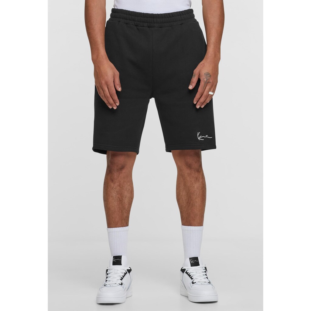 Karl Kani Stoffhose »Karl Kani Herren KKMQ22003BLK SIGNATURE SHORTS BLK«, (1 tlg.)