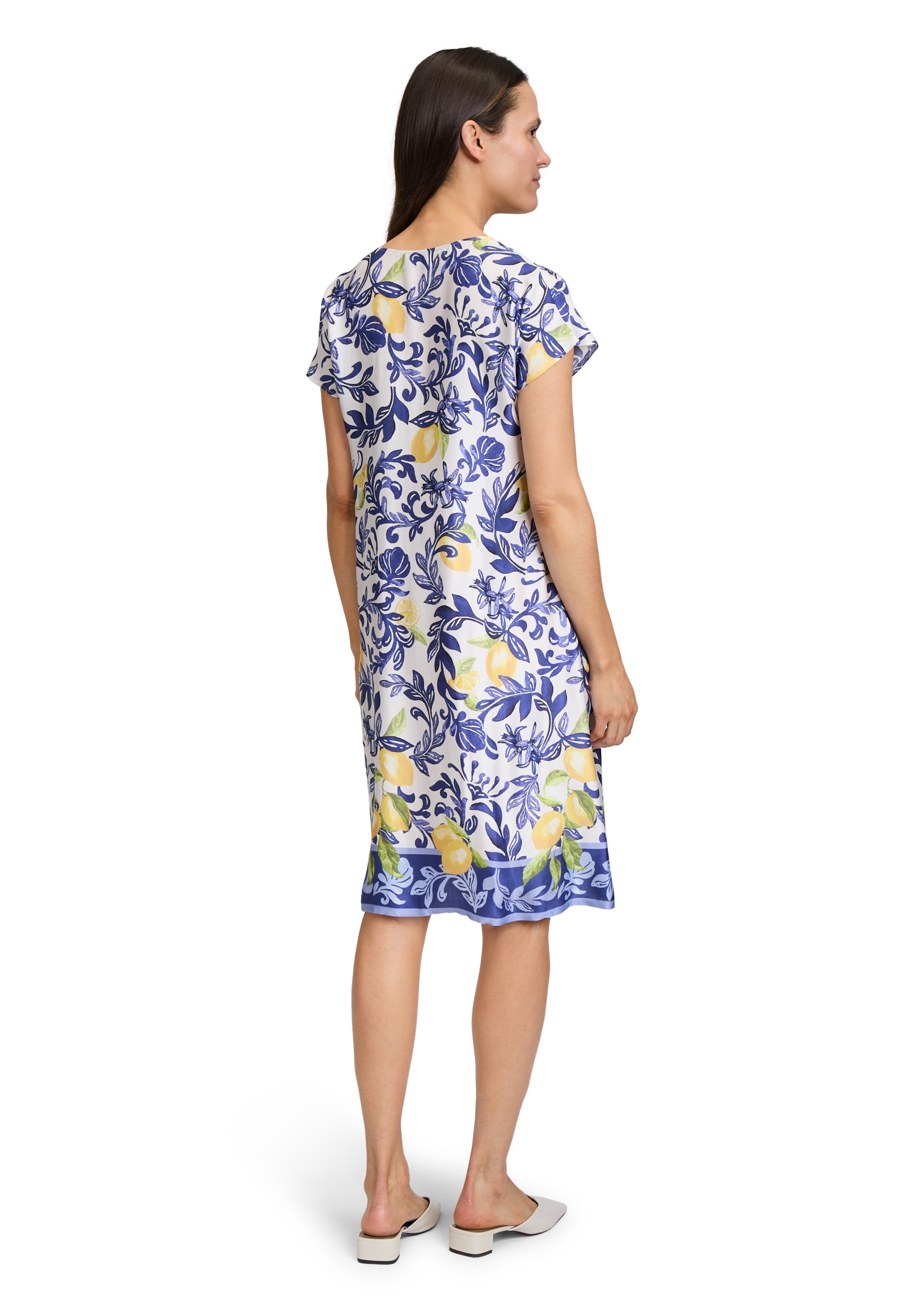 Vera Mont Sommerkleid »Vera Mont Sommerkleid mit überschnittenen Ärmeln«, Bordüre