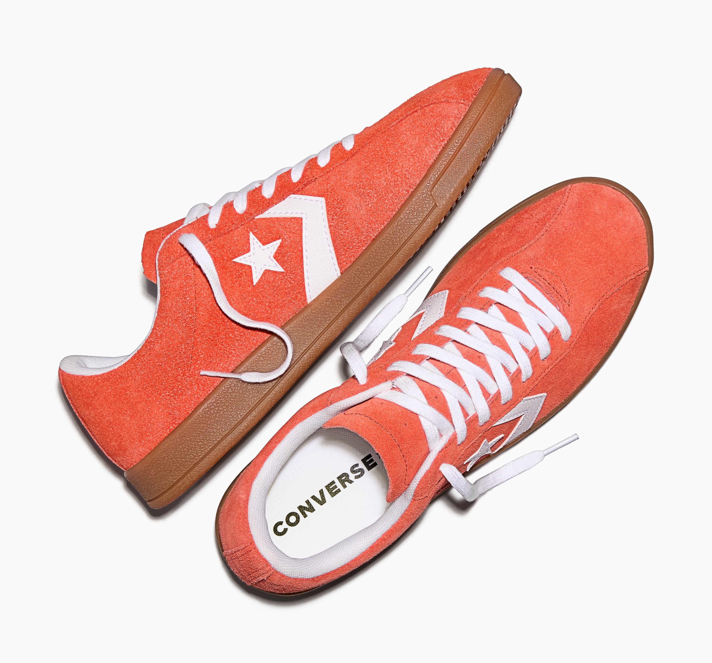 Sneaker CONVERSE "ALL STAR CLASSIC TRAINER RETRO", Herren, Gr. 40, smoked paprika, weiß, gum, Leder, Schuhe Sneaker 3