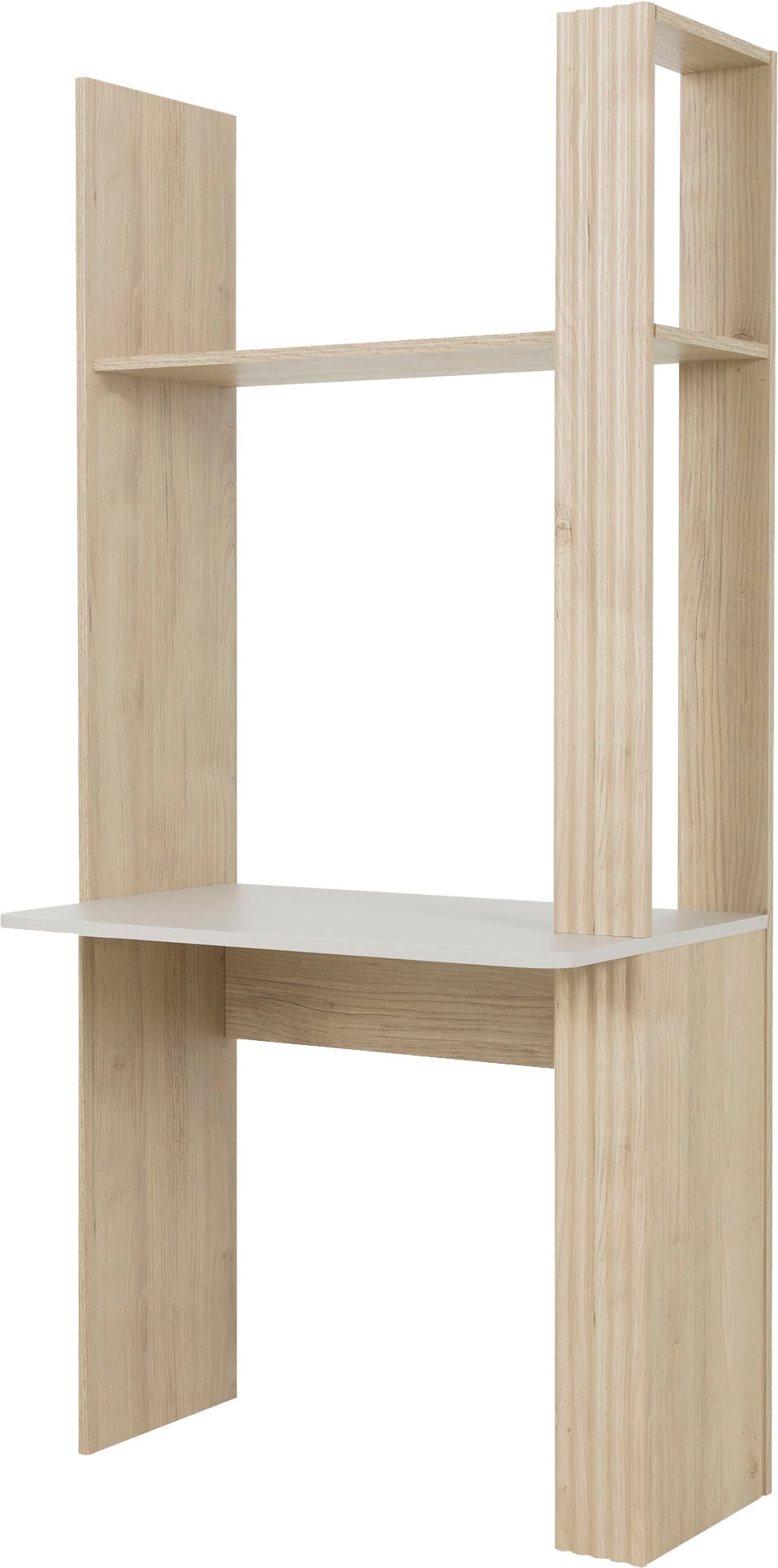 Gami Bücherregal "Straw" 1 tlg. Wandregal-Modul mit Schreibtischplatte. günstig online kaufen