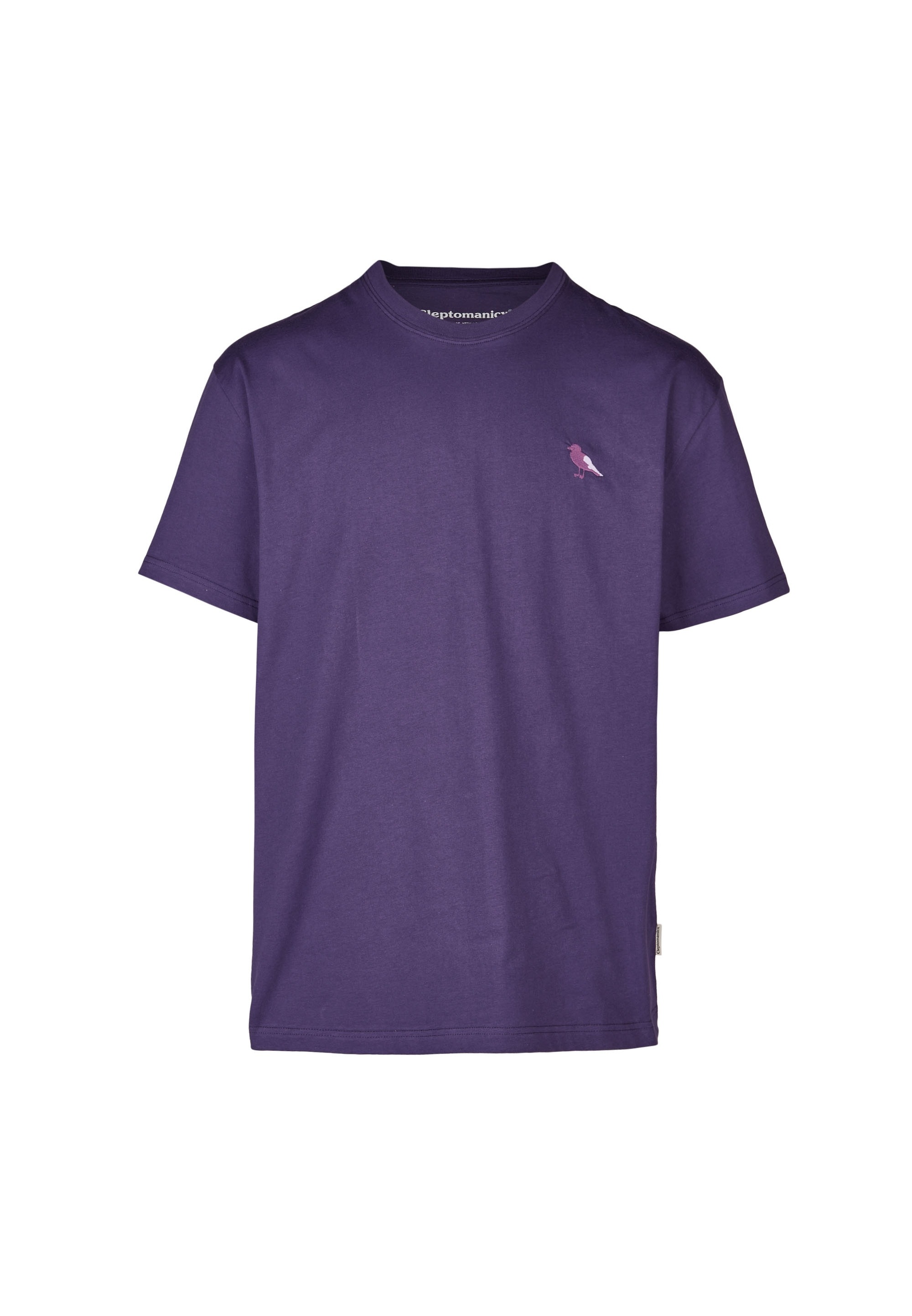 Thumbnail - Cleptomanicx T-Shirt "Embroidery Gull Mono", mit lockerem Schnitt