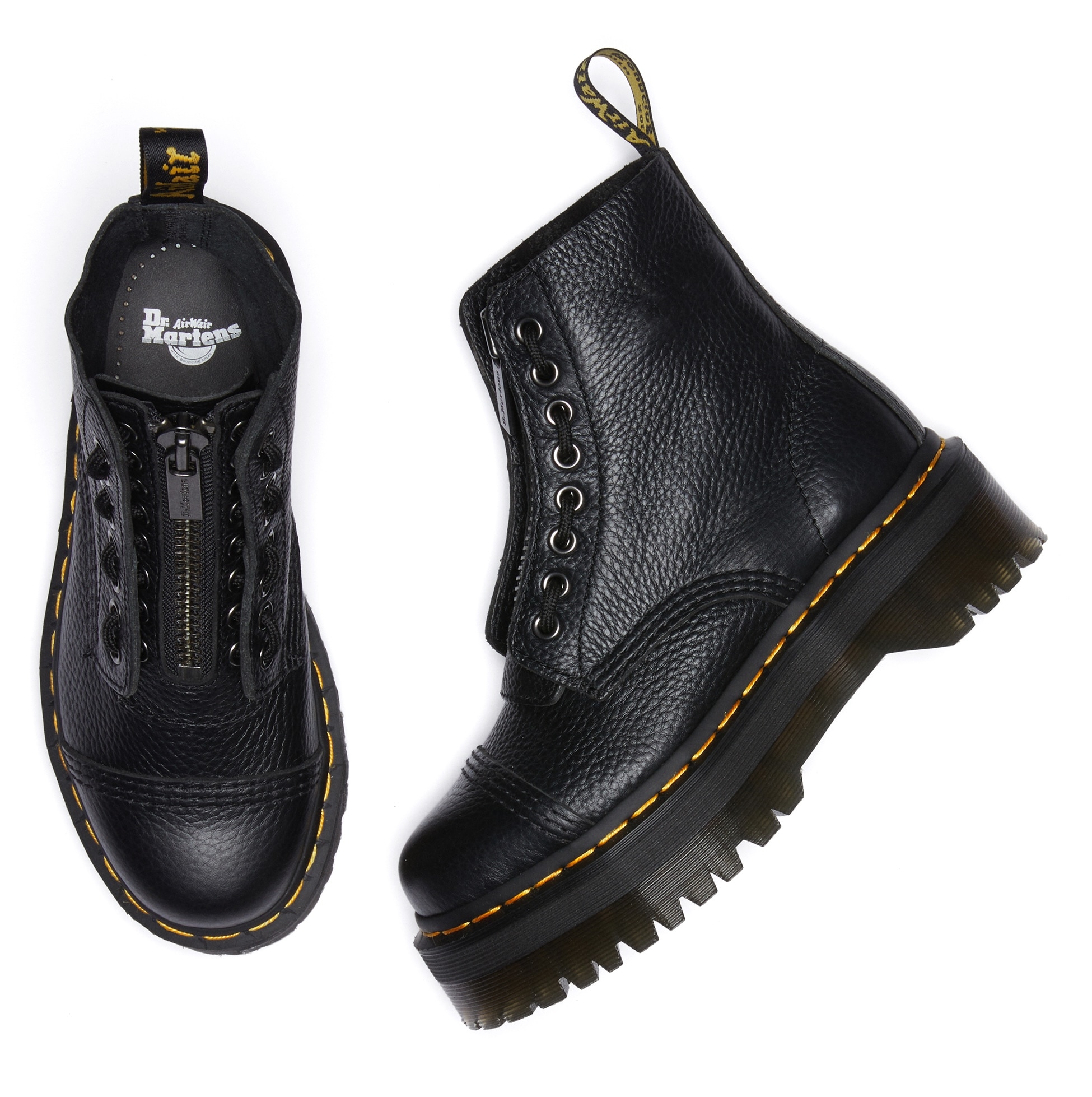 DR. MARTENS Schlupfboots »Sinclair«, Plateauboots, Chunky Boot mit modischem Reißverschluss