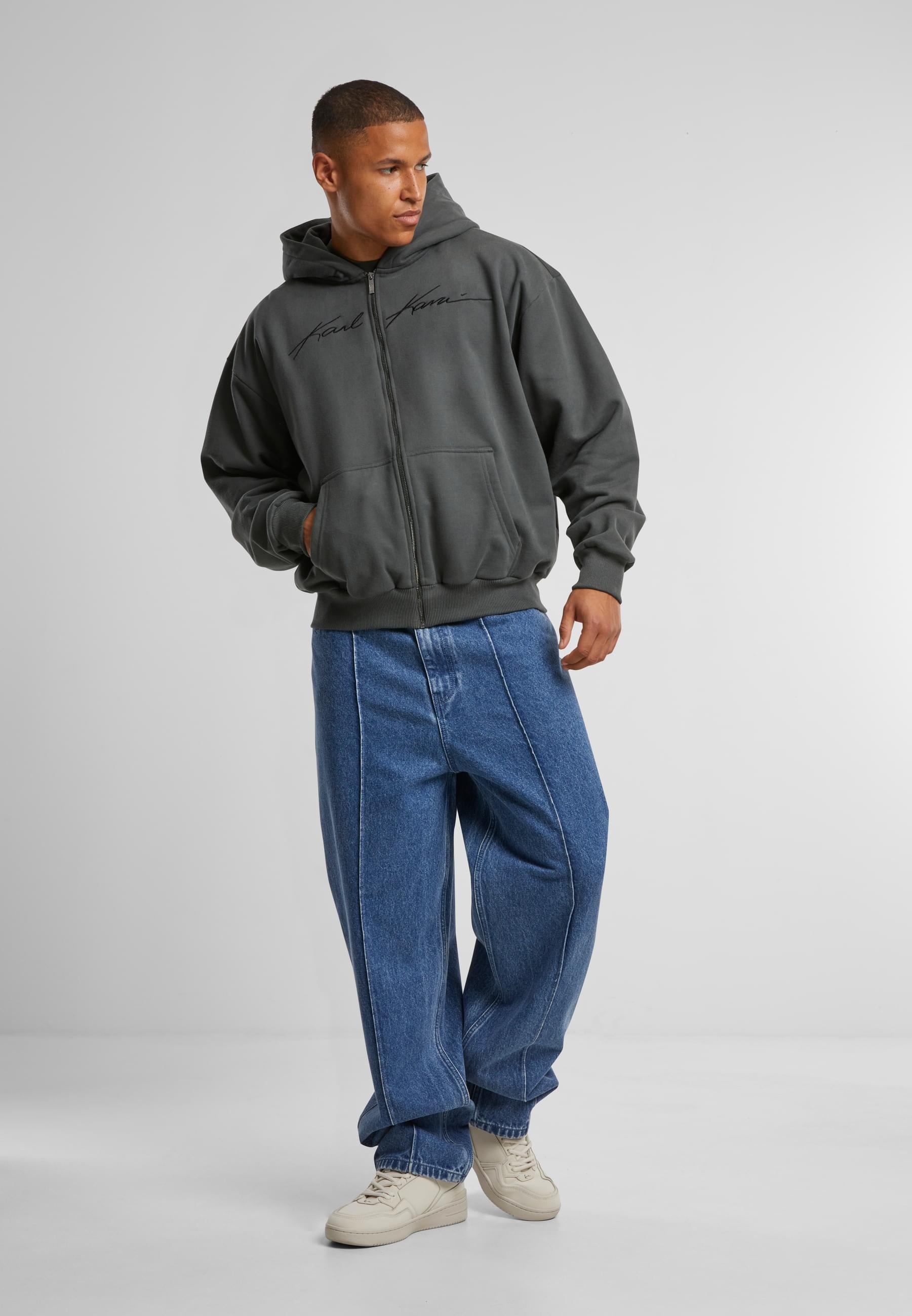 Karl Kani Sweatjacke »Karl Kani KK Autograph Heavy Sweat OS Ziphoodie«