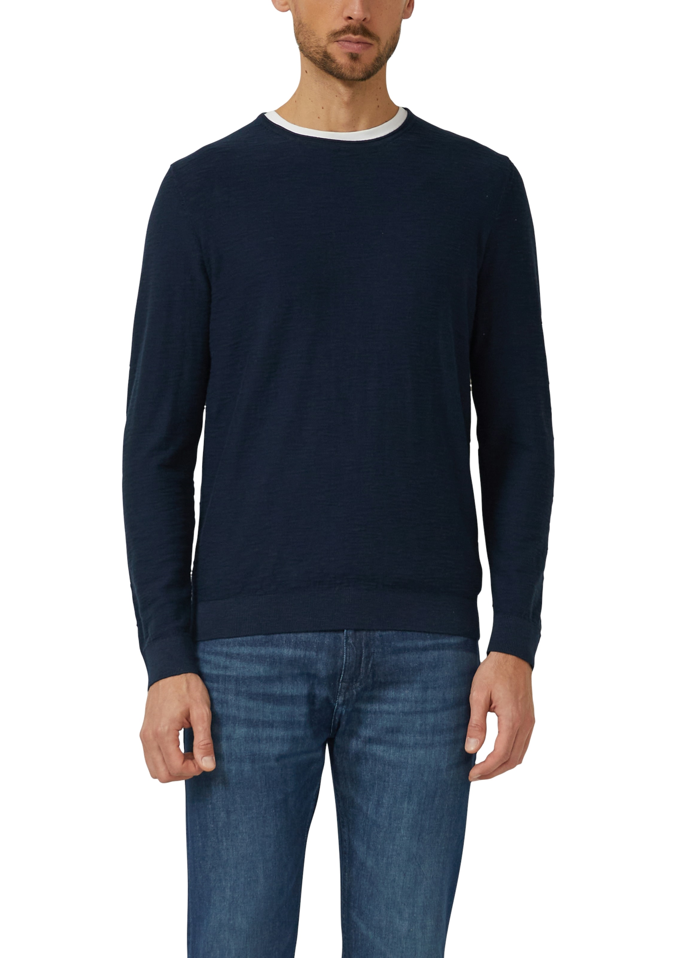 s.Oliver Strickpullover mit Rundhals, Regular Fit günstig online kaufen