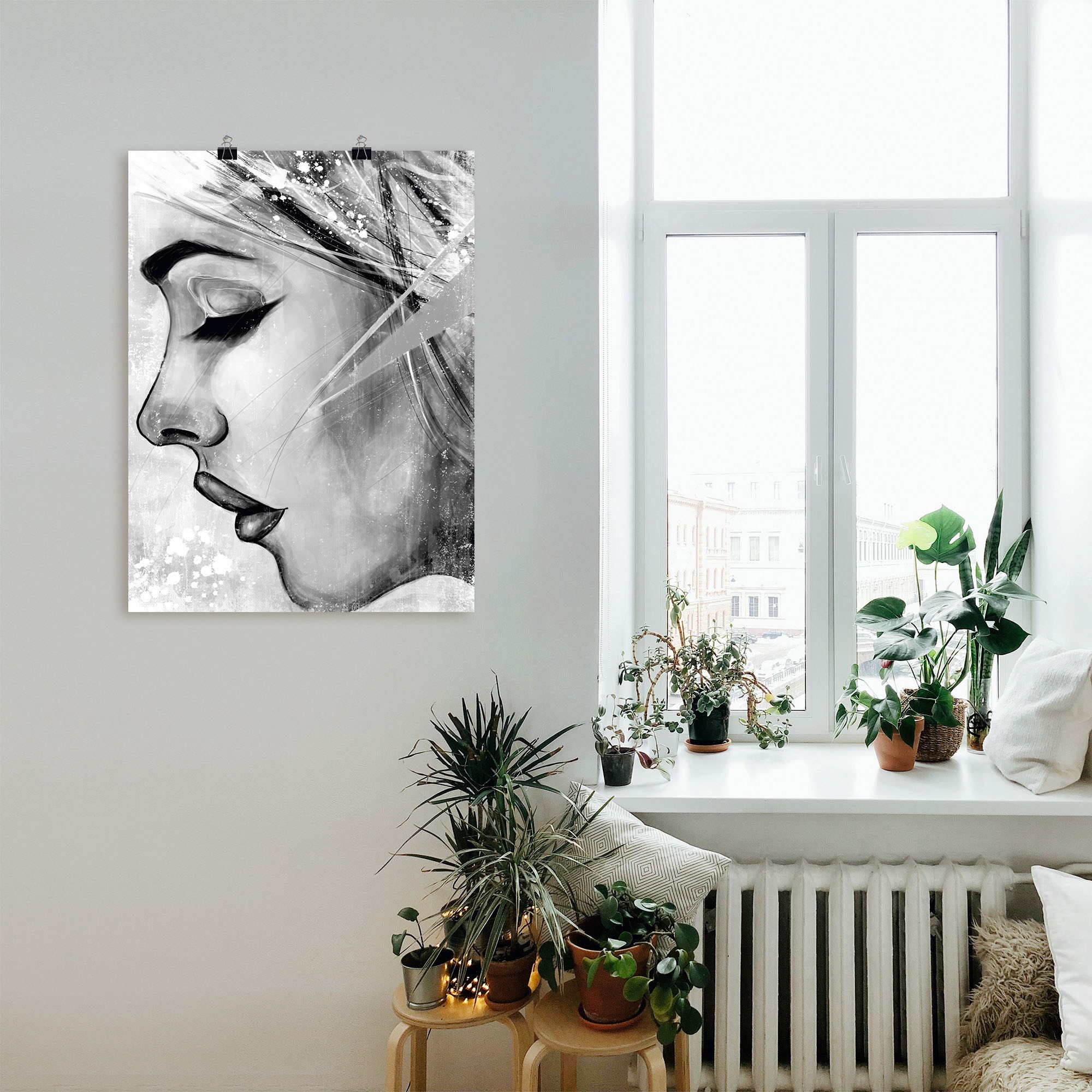 Artland Wandbild "By my side", Portrait, (1 St.), als Leinwandbild, Poster günstig online kaufen