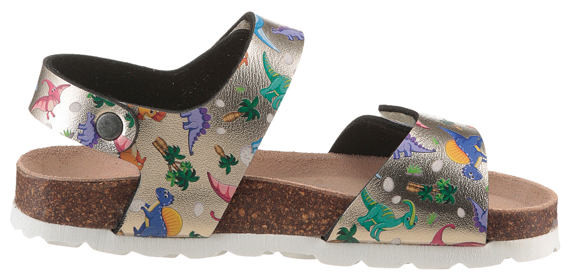 KIDSWORLD Riemchensandale »Dinos«, Klettschuh, Sommerschuh, Sandalette mit ergonomisch geformtem Fußbett
