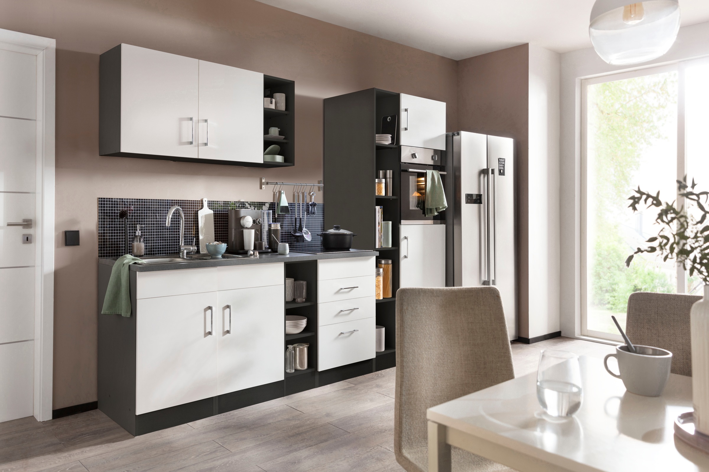 KOCHSTATION Küchenzeile "KS-Paris – Küchen mit einzigartigen Fotomotiven au günstig online kaufen