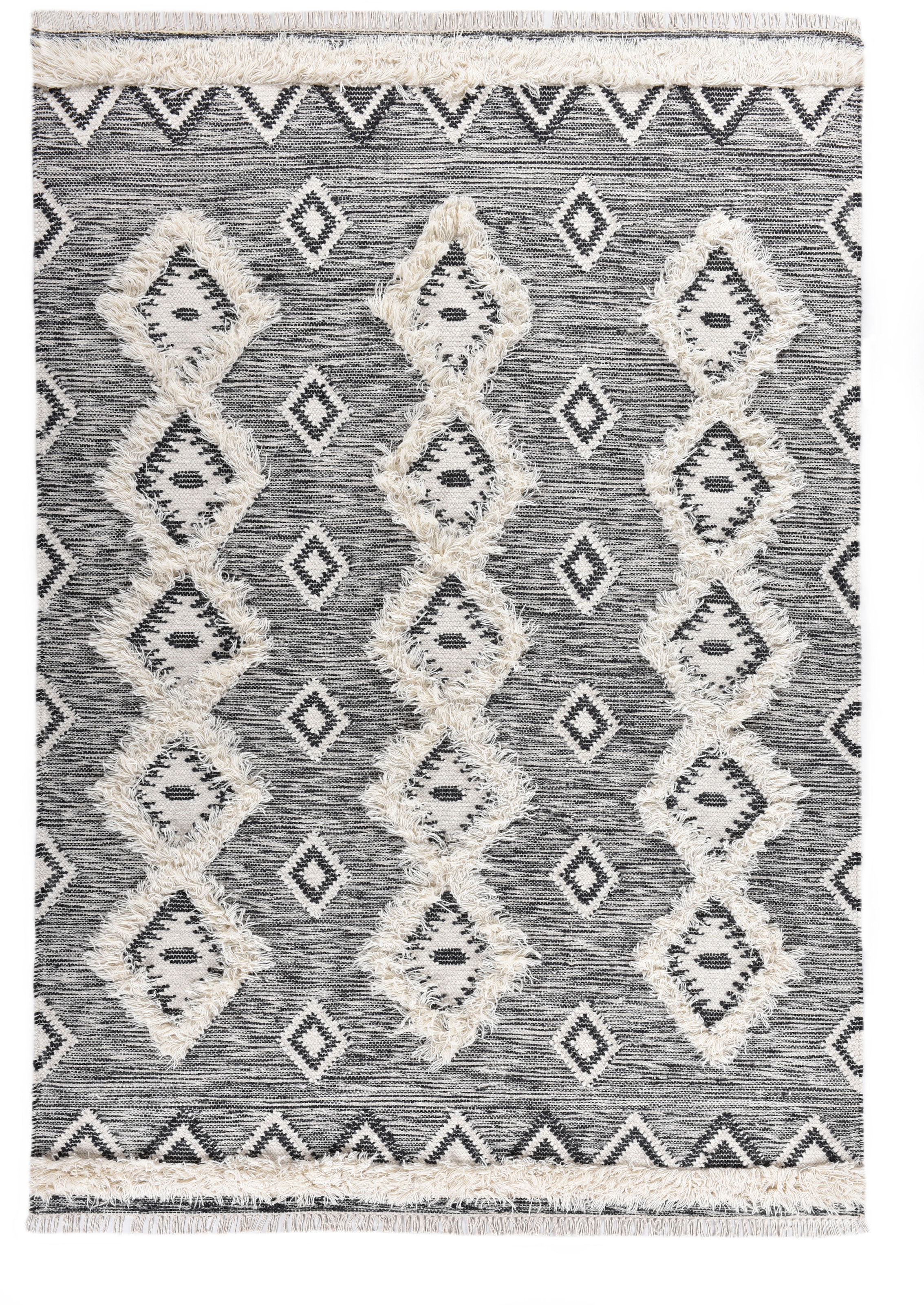 Wollteppich »Mora - 14019«, rechteckig, Handweb Teppich, reine Wolle, handgewebt,...