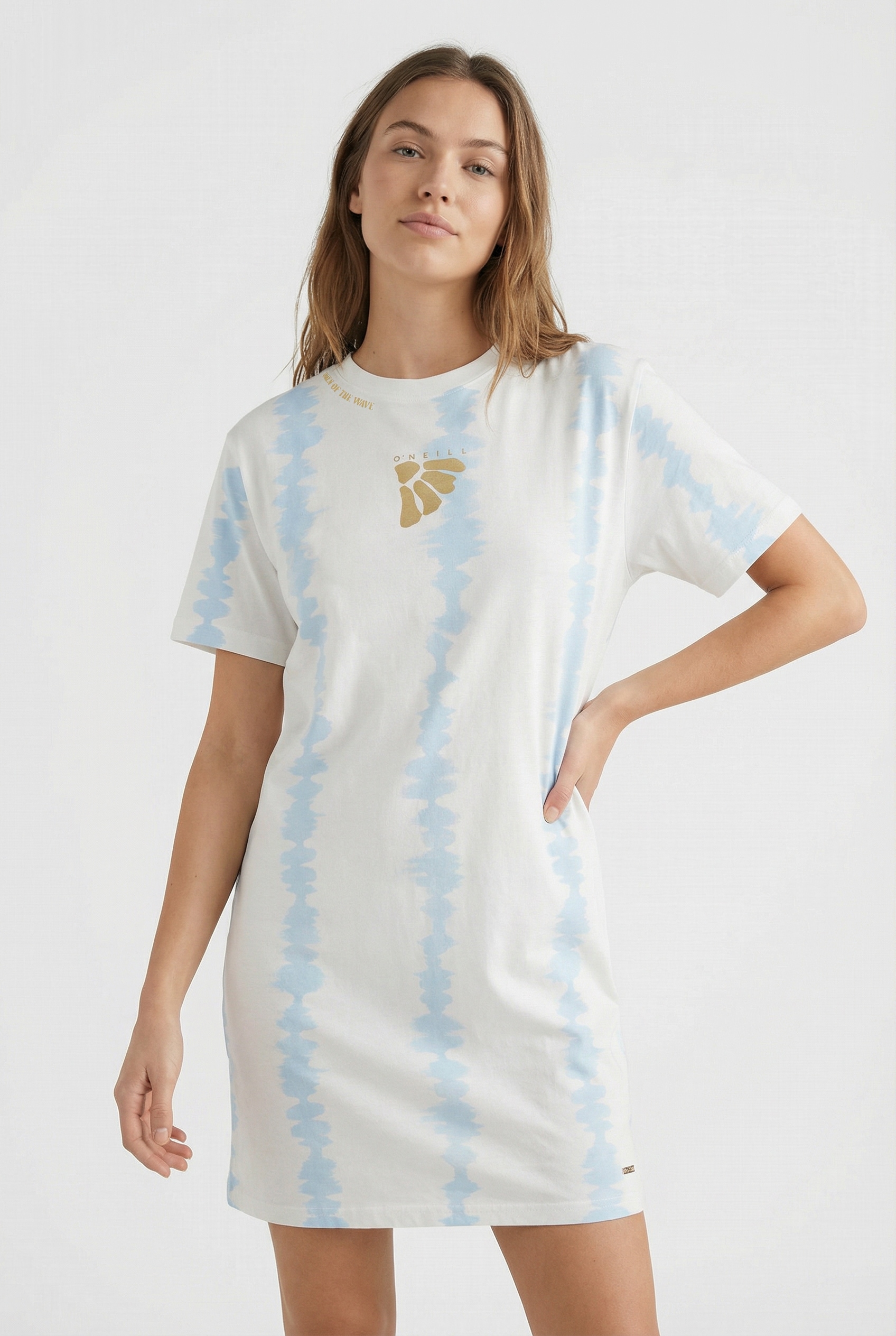 ONeill Shirtkleid "WOTW T-SHIRT DRESS" aus Baumwolle, locker geschnitten