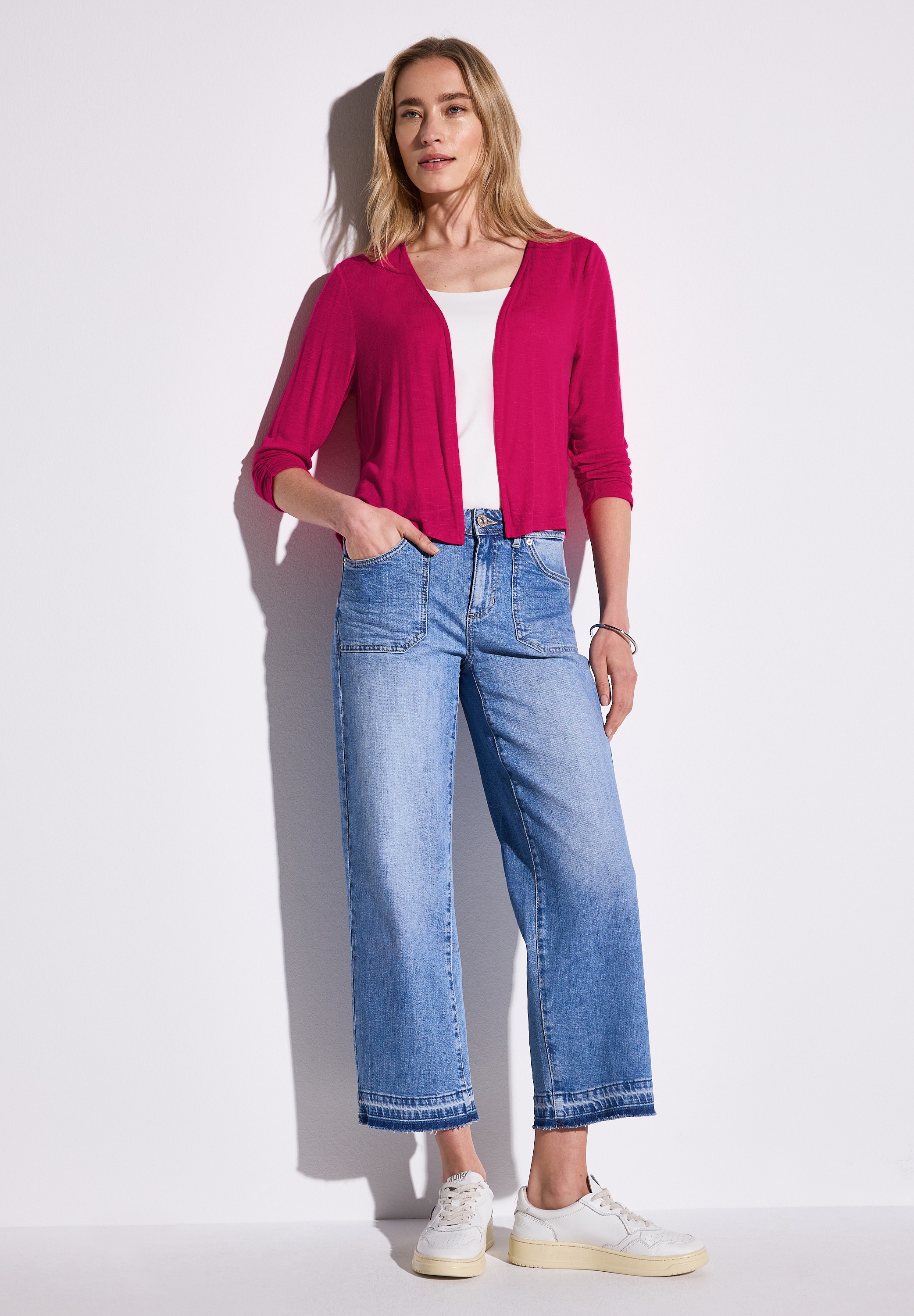 STREET ONE Cardigan, mit 3/4 Ärmeln
