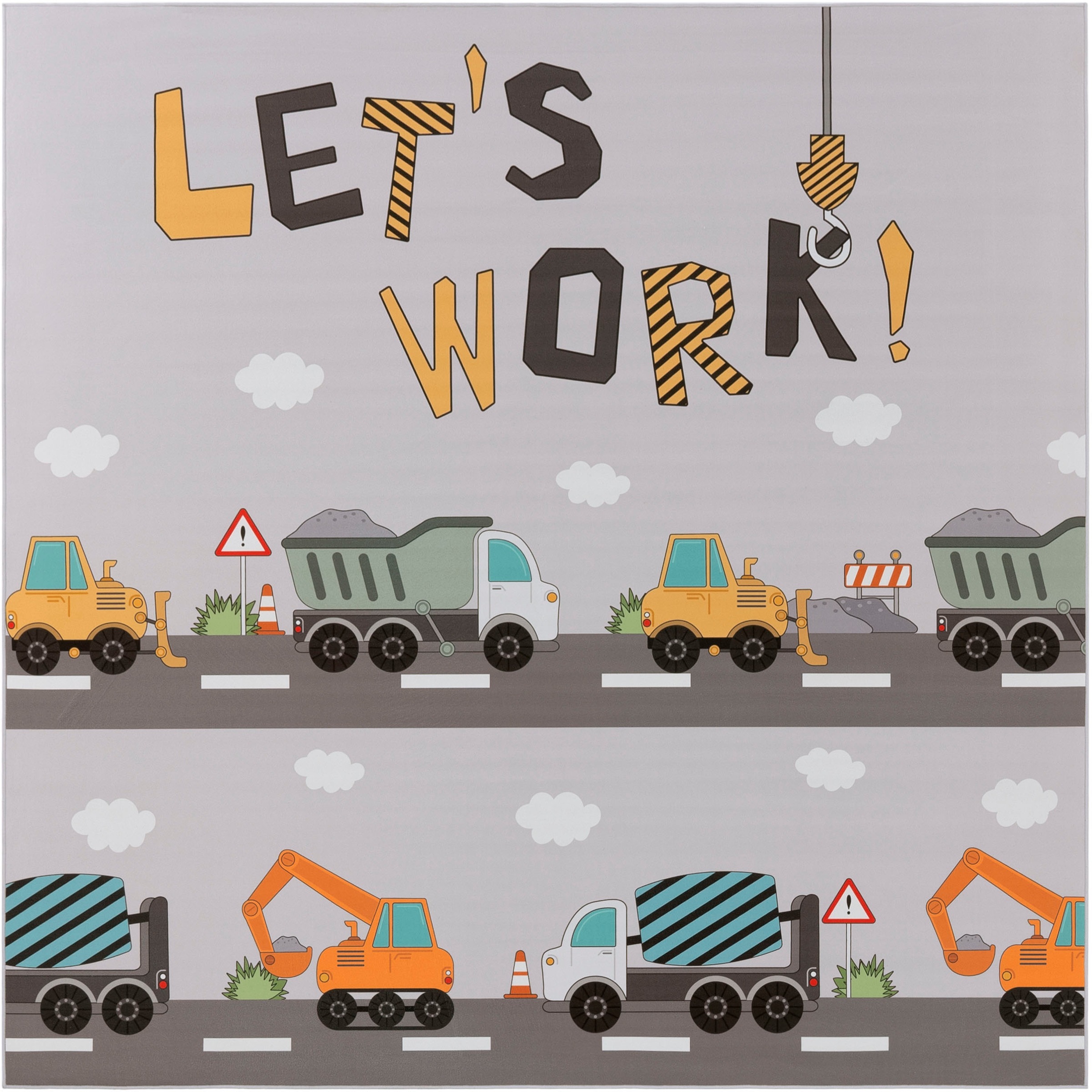 Paco Home Kinderteppich "Bino 578" rechteckig 4 mm Höhe Spielteppich, Motiv günstig online kaufen