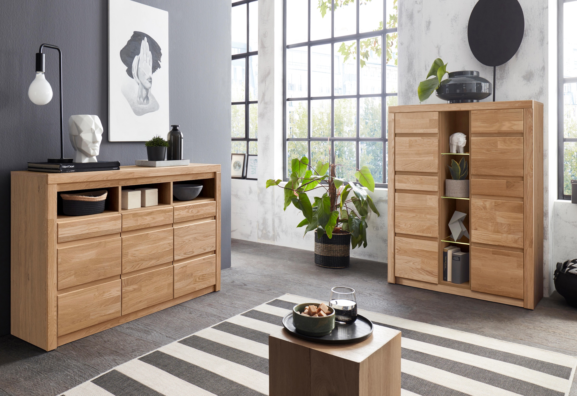 Home affaire Highboard »Silkeborg«, Breite 90 cm