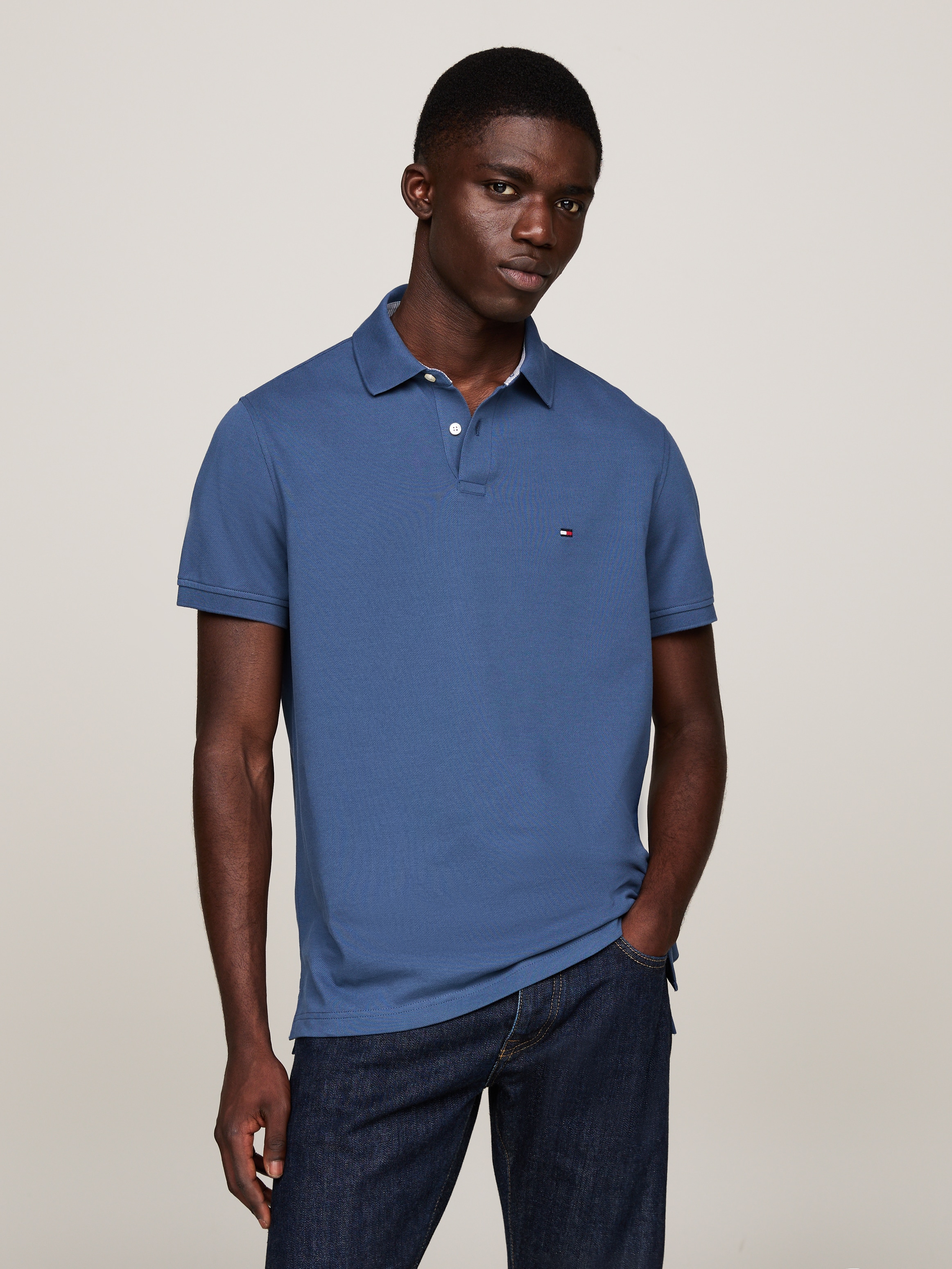 Tommy Hilfiger Poloshirt »1985 REGULAR POLO«, mit Tommy Hilfiger Kontraststreifen innen am Kragen
