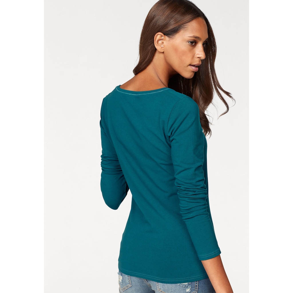 Vivance Langarmshirt, (2er-Pack)