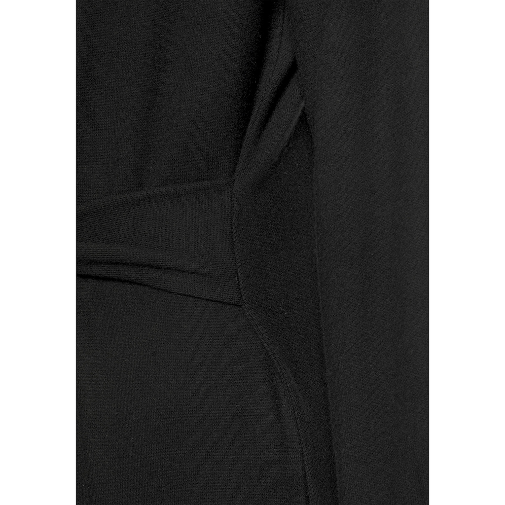 LASCANA Strickkleid »-Loungekleid«, mit Taillengürtel, Loungewear