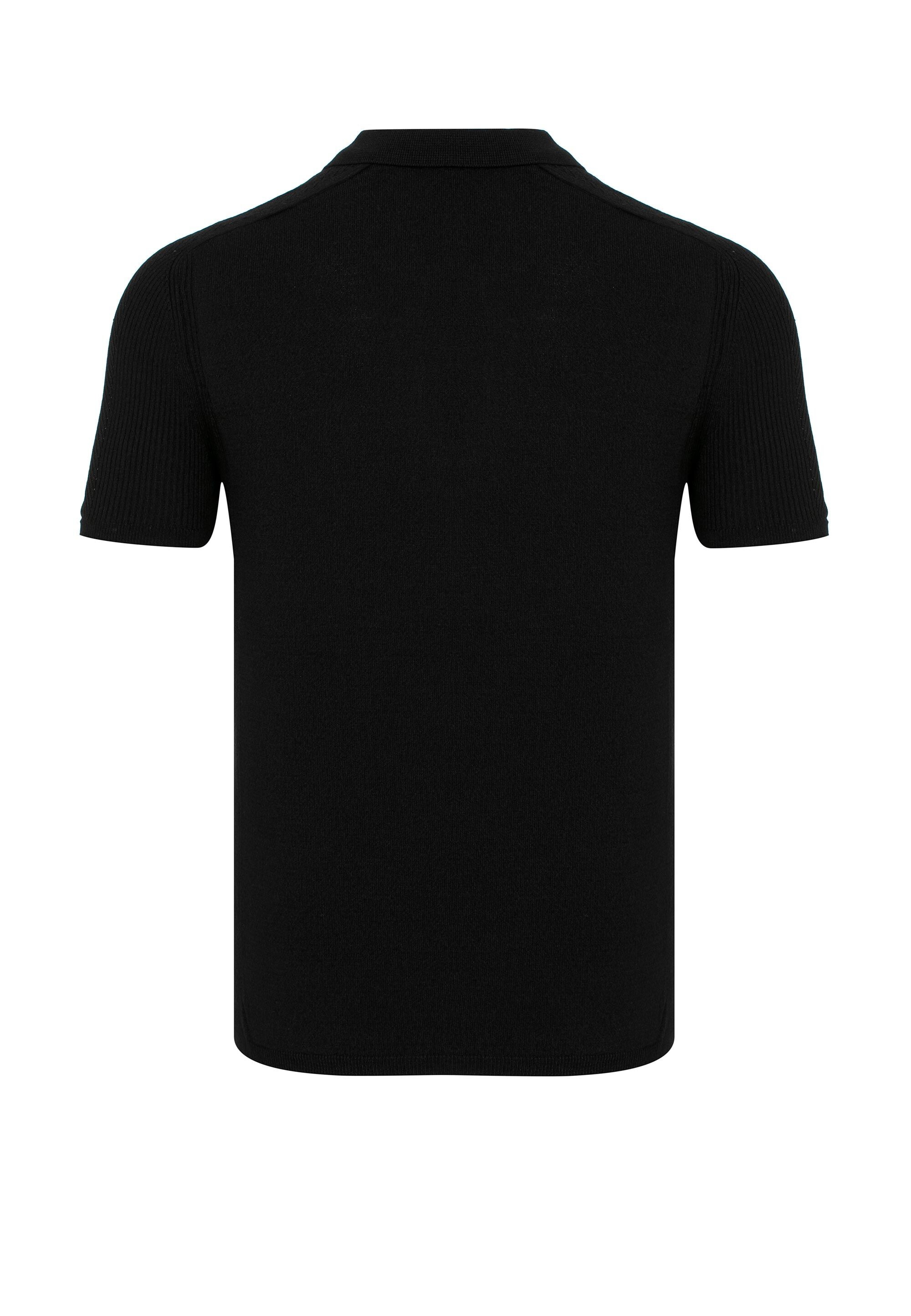 Cipo & Baxx T-Shirt »T-Shirt«, Henley-Ausschnitt