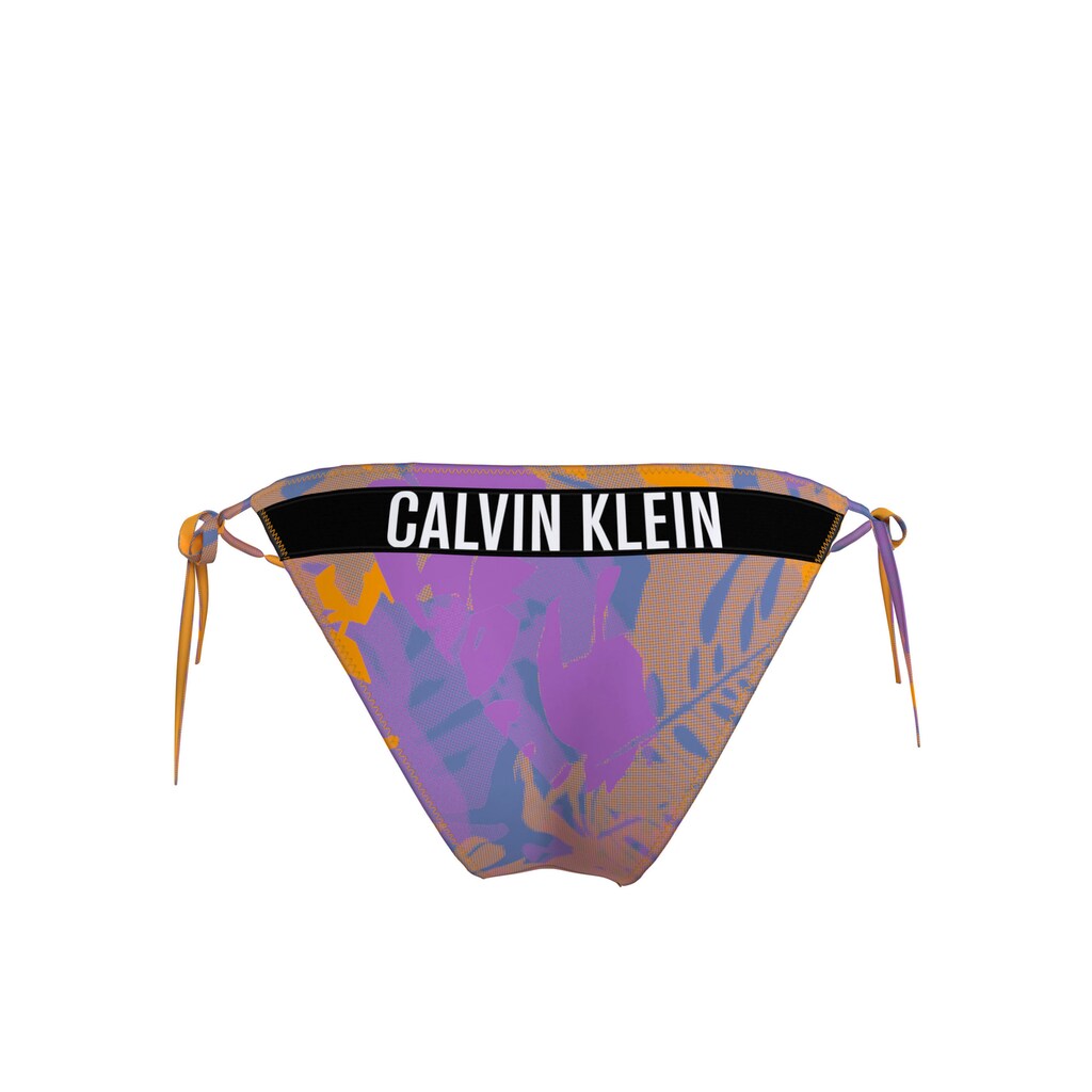 Damenmode Damenbademode Calvin Klein Swimwear Bikini-Hose »Wildleaf«, in knapper Brasilien-Form lila-gelb Damenmode Damenbademode Calvin Klein Swimwear Bikini-Hose »Wildleaf«, in knapper Brasilien-Form lila-gelb