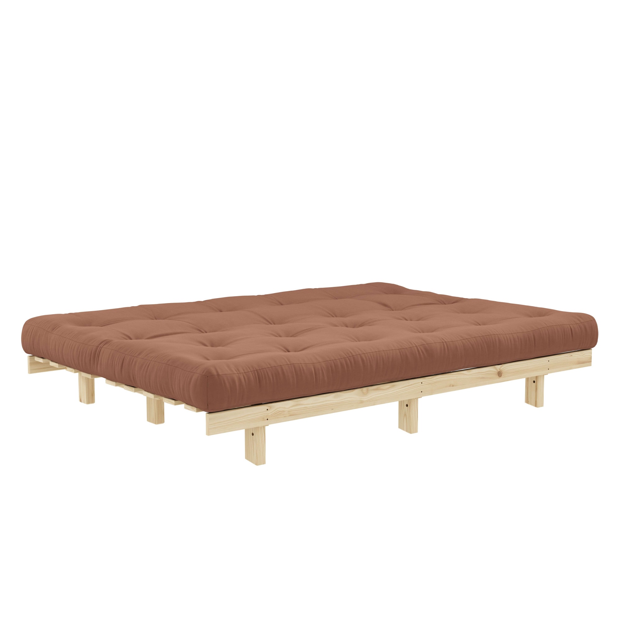 Karup Design Schlafsofa »Lean 200 Schlafsofa, Gästebett, Sofa mit Futonmatratze«, (2 St.), Inkl. Futonmatratze, Liegefläche 130x200 cm, FSC® zertifizierte Kiefer