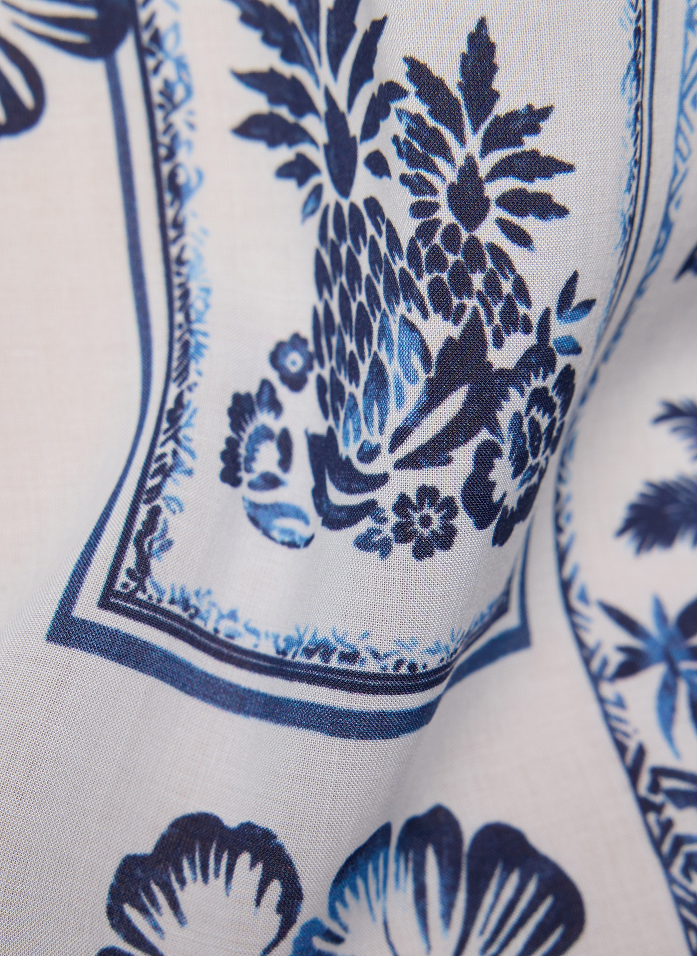 Rabe Schlupfbluse 3/4-Arm mit Allover-Druck