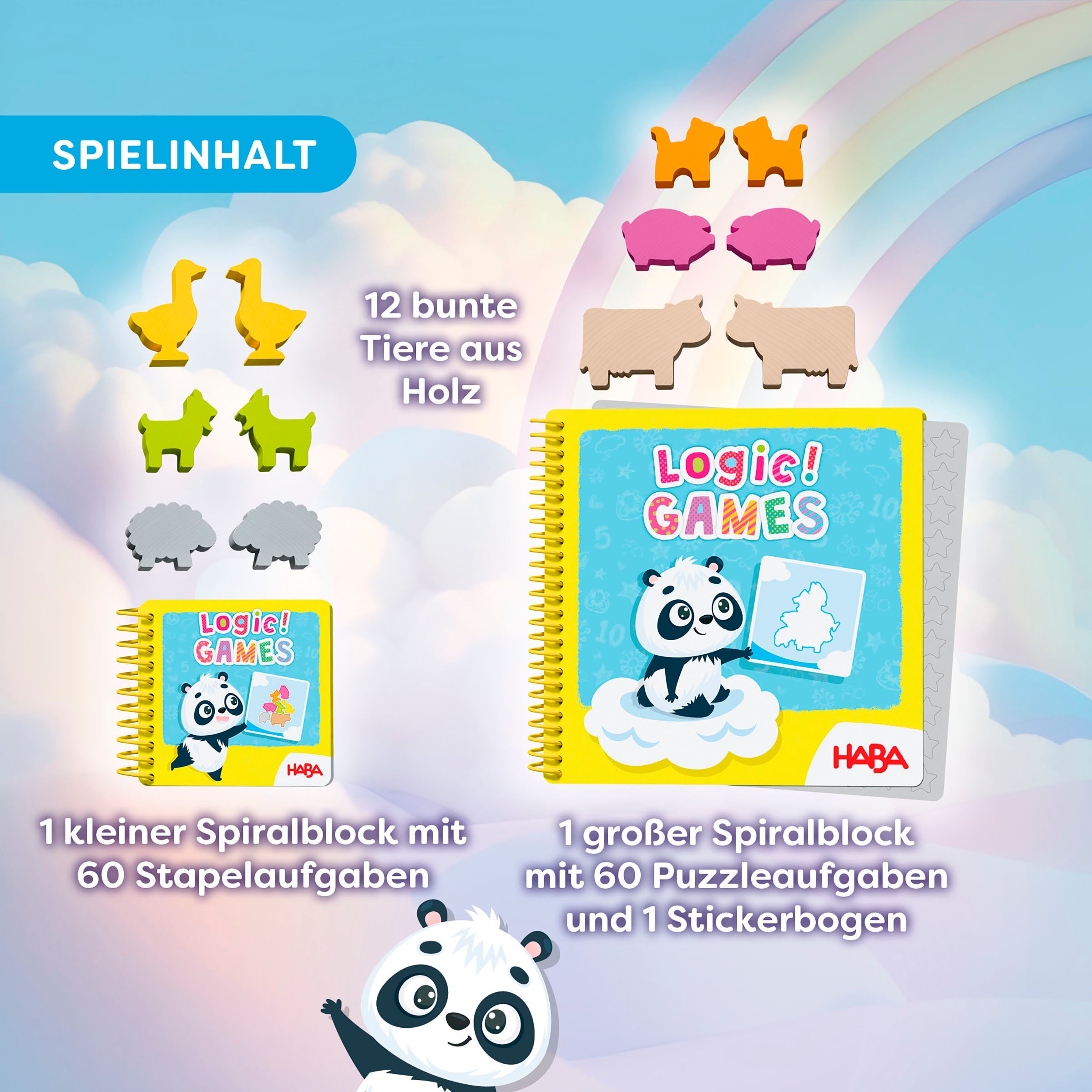 Haba Spiel »Baos Wolkenland, Logic! GAMES«