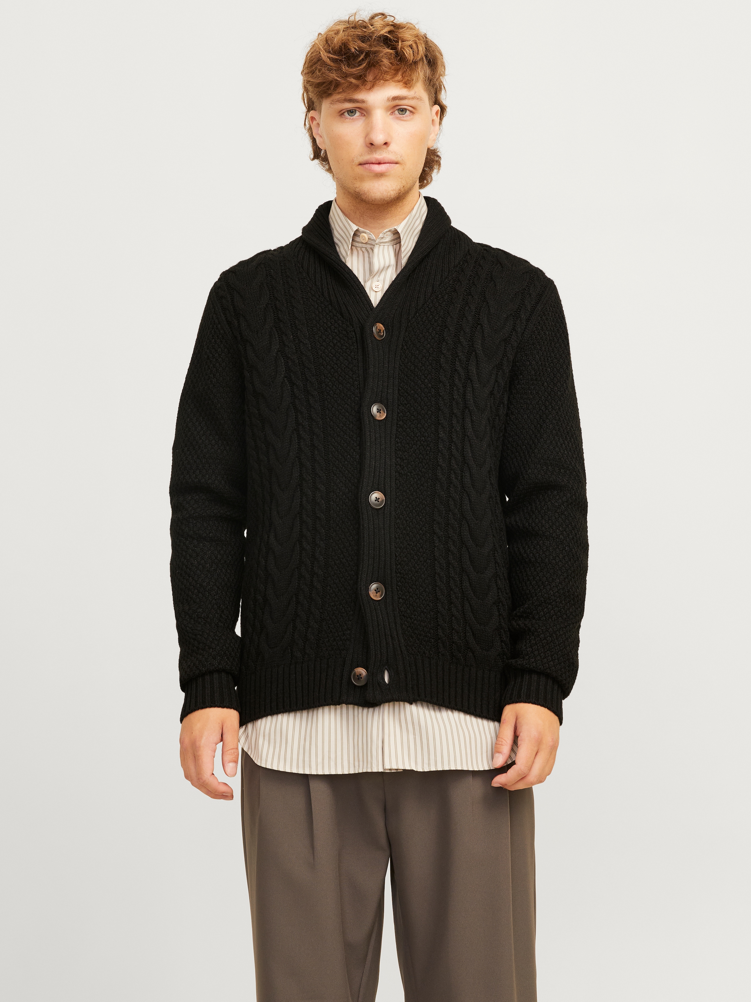 Jack & Jones Strickjacke "JJCRAIG KNIT SHAWL NECK AW24", mit Schalkragen un günstig online kaufen