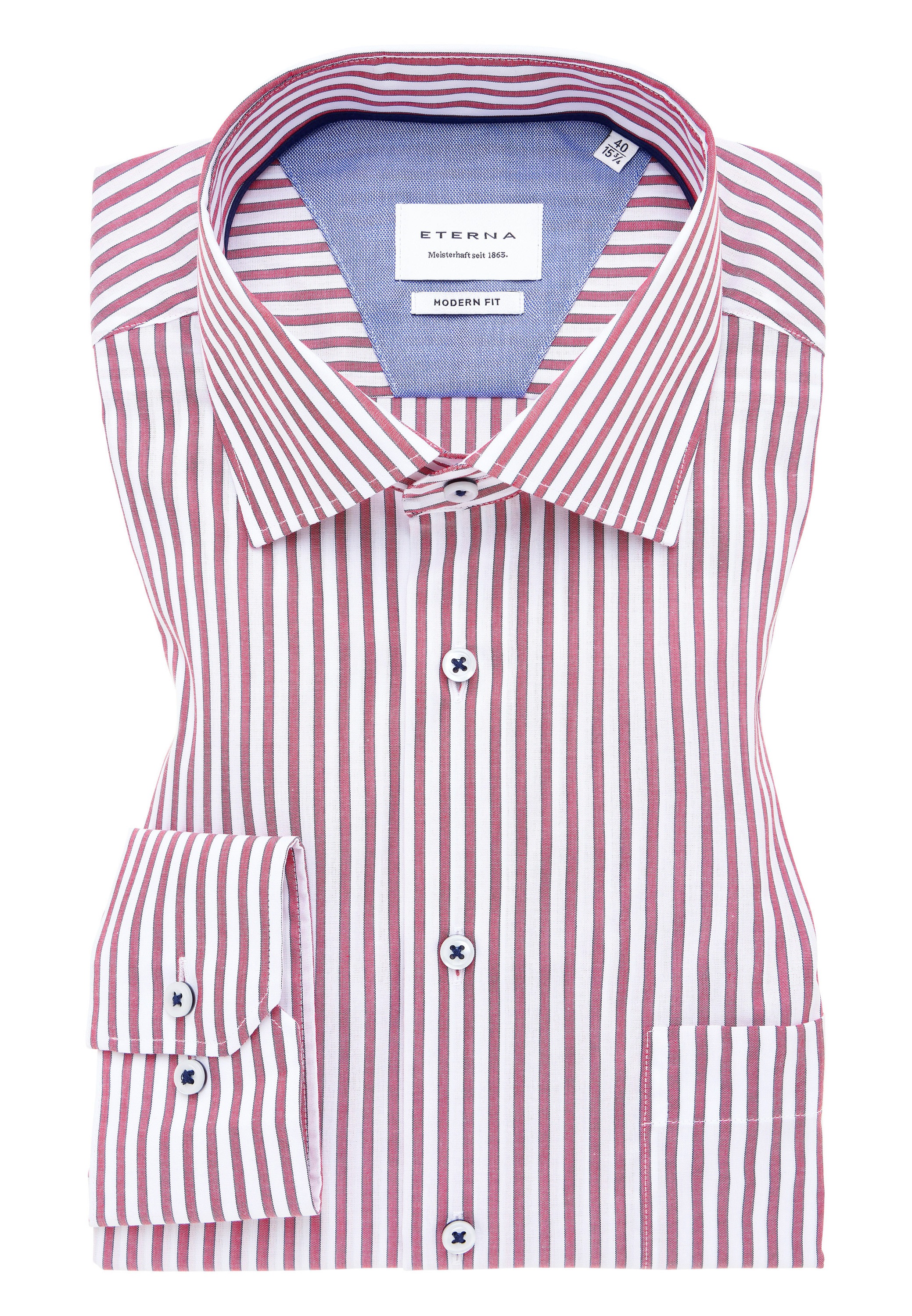 Eterna Langarmhemd »MODERN FIT« NON IRON (bügelfrei)