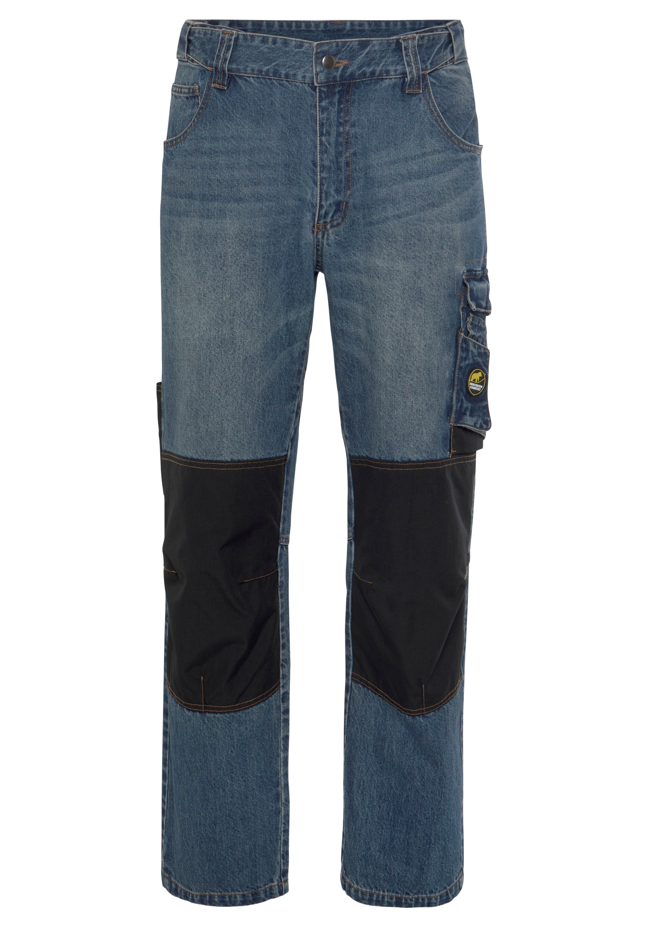 Arbeitshose »Multipocket Jeans«, (aus 100% Baumwolle, robuster Jeansstoff, comfort...