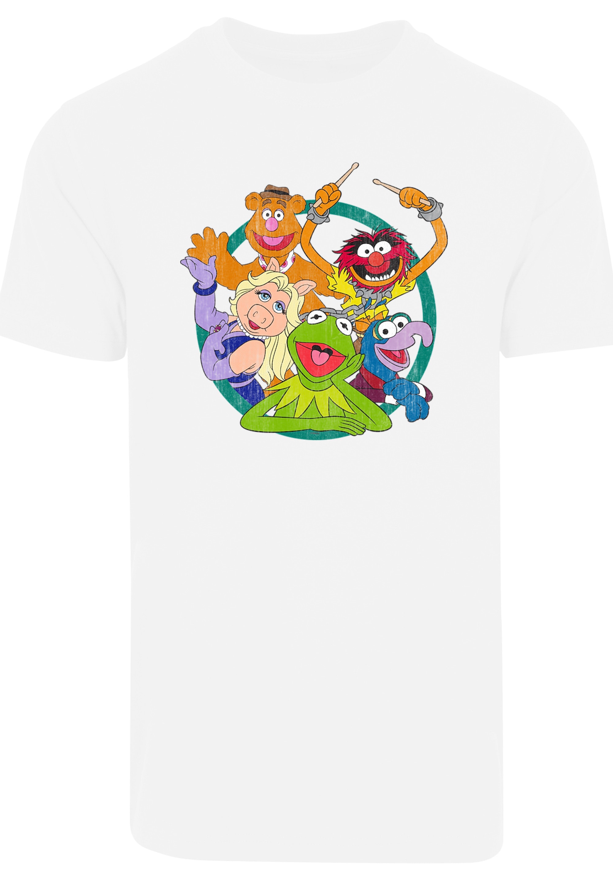 F4NT4STIC T-Shirt »Disney Muppets Group Circle«, Herren,Premium Merch,Regular-Fit,Basic,Bedruckt