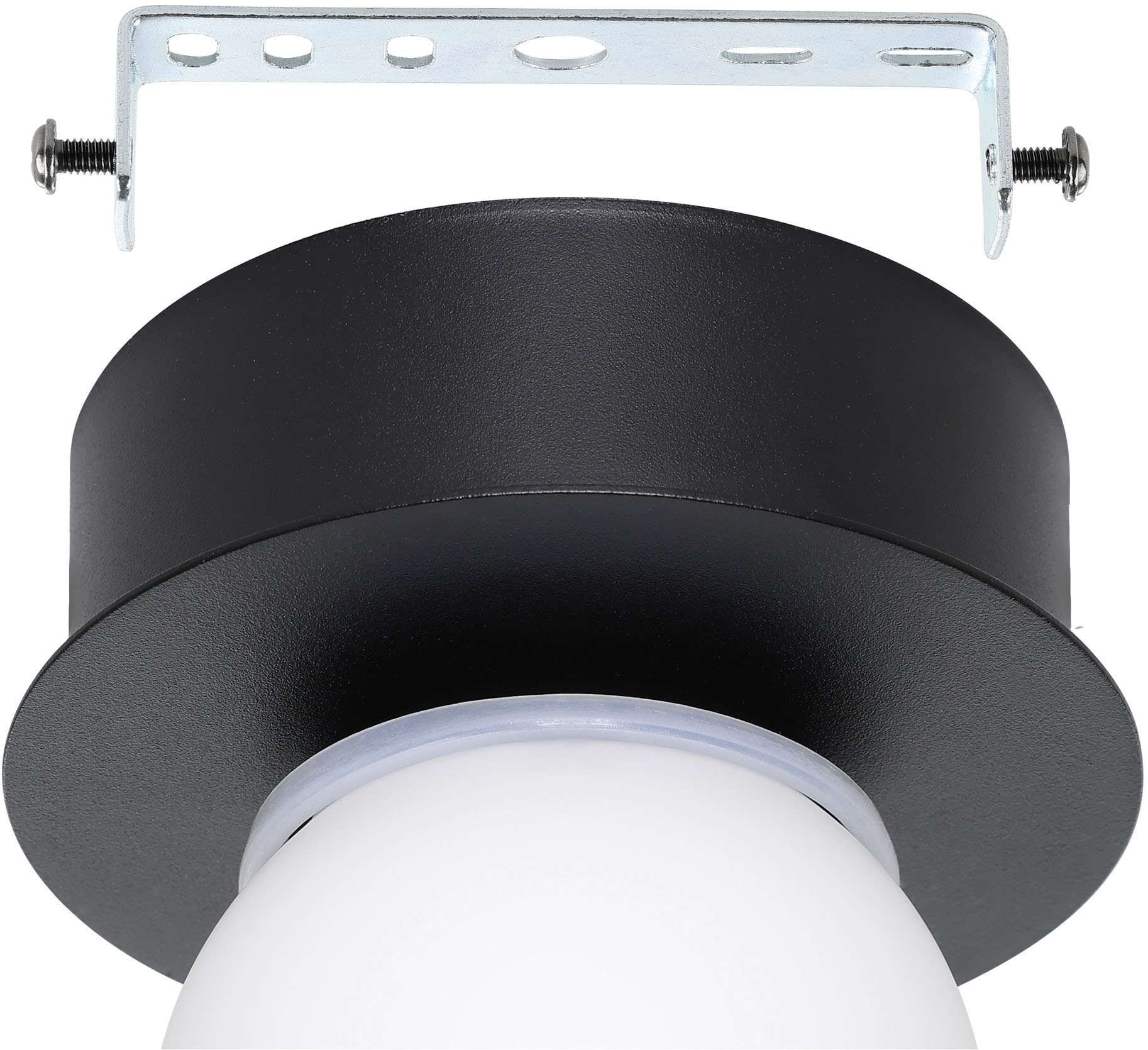 EGLO Deckenleuchte »MOSIANO Wand- / Deckenlampe - Stahl - LED - 1X3,3W - IP44« LED-Modul 1 Stk. Warmweiß Wohzimmerlampe, Esszimmerlampe, Flur, Schlafzimmer, H11,5 x Ø11 cm