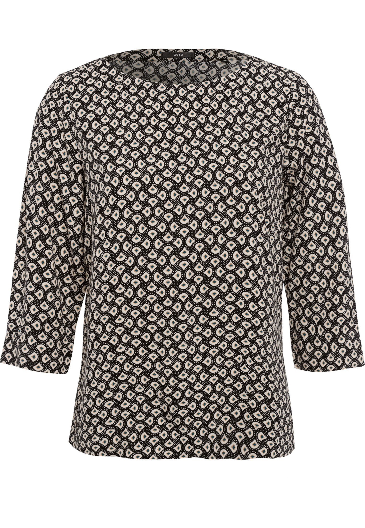 Zero Klassische Bluse »zero Bluse mit U-Boot Ausschnitt«