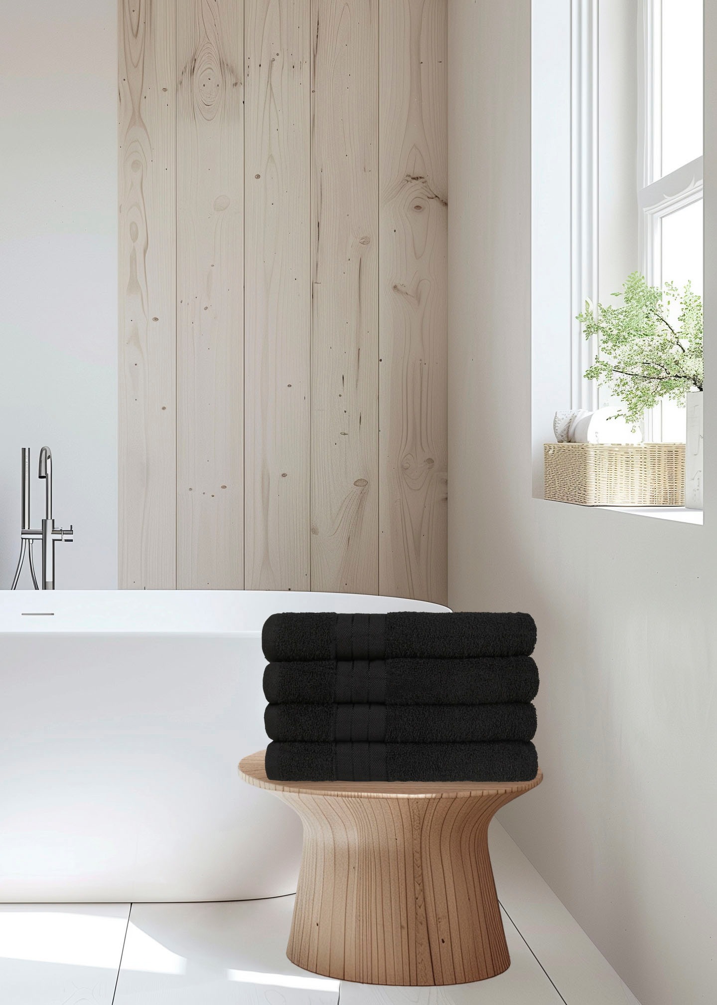 good morning Handtücher "Uni Good Morning" Baumwolle, Walkfrottee, Bordüre, günstig online kaufen