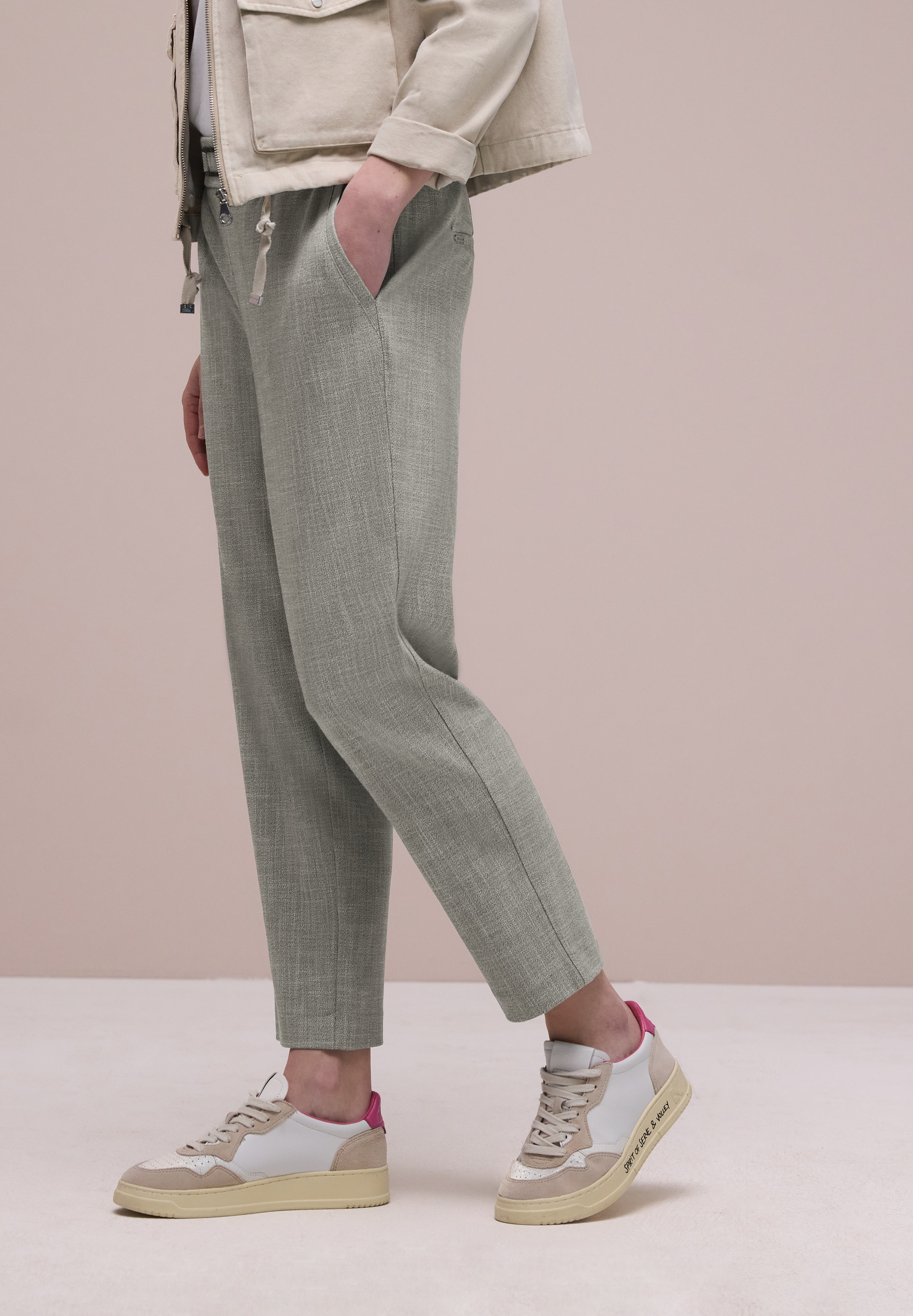 STREET ONE Stoffhose »Style Bonny«  mit Schnalle