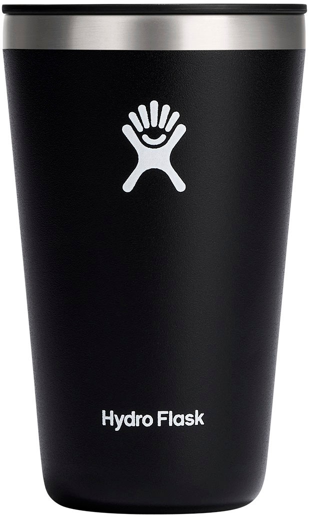 Hydro Flask Thermobecher "16 OZ All Around Tumbler Press-In Lid, 473 ml" Kompatibel mit Trinkhalmdeckel und verschließbaren Eindrückdeckel