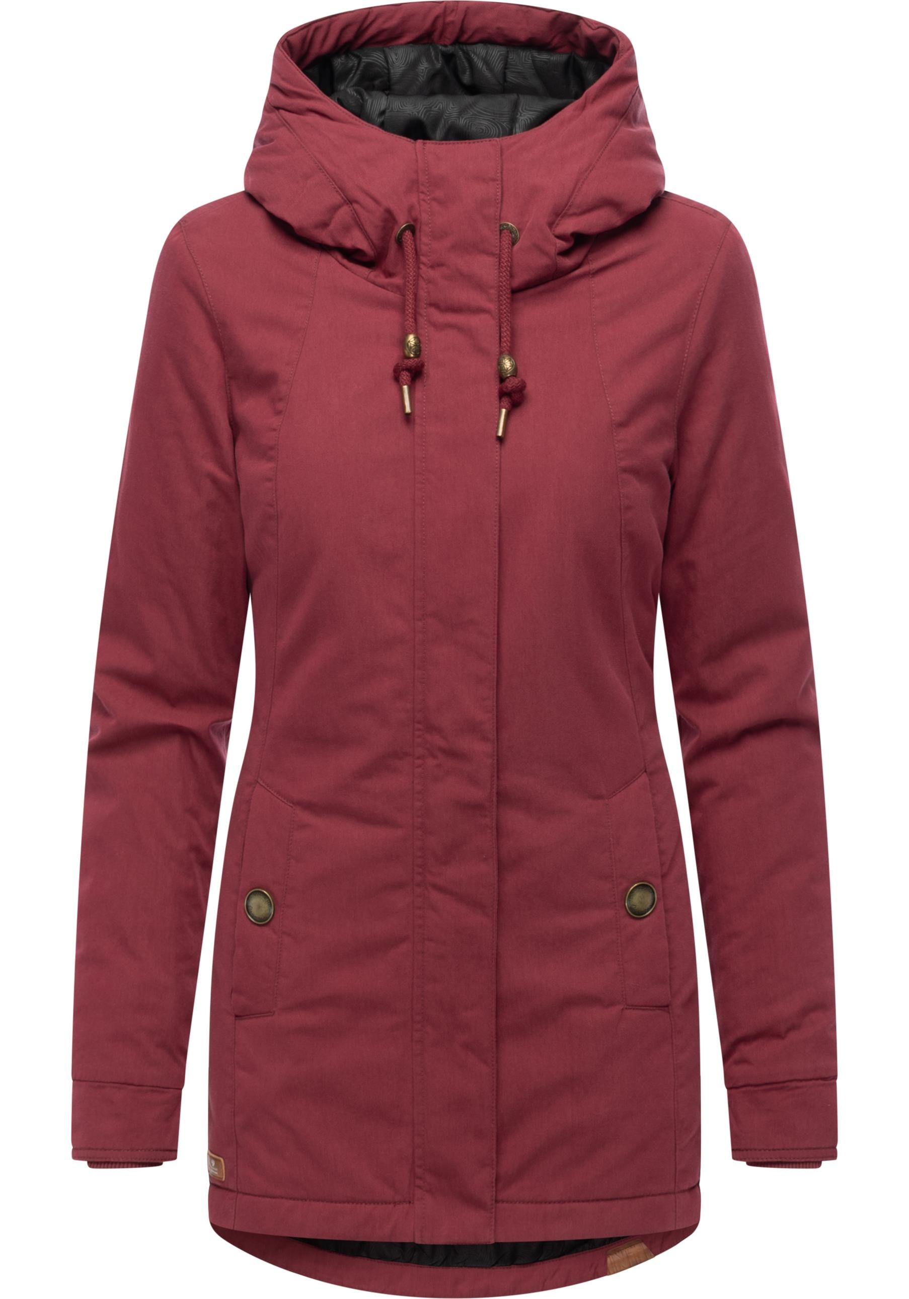 Ragwear Winterjacke "Monadena Parka YOUMODO" mit Kapuze Warmer Kurzmantel mit Kapuze