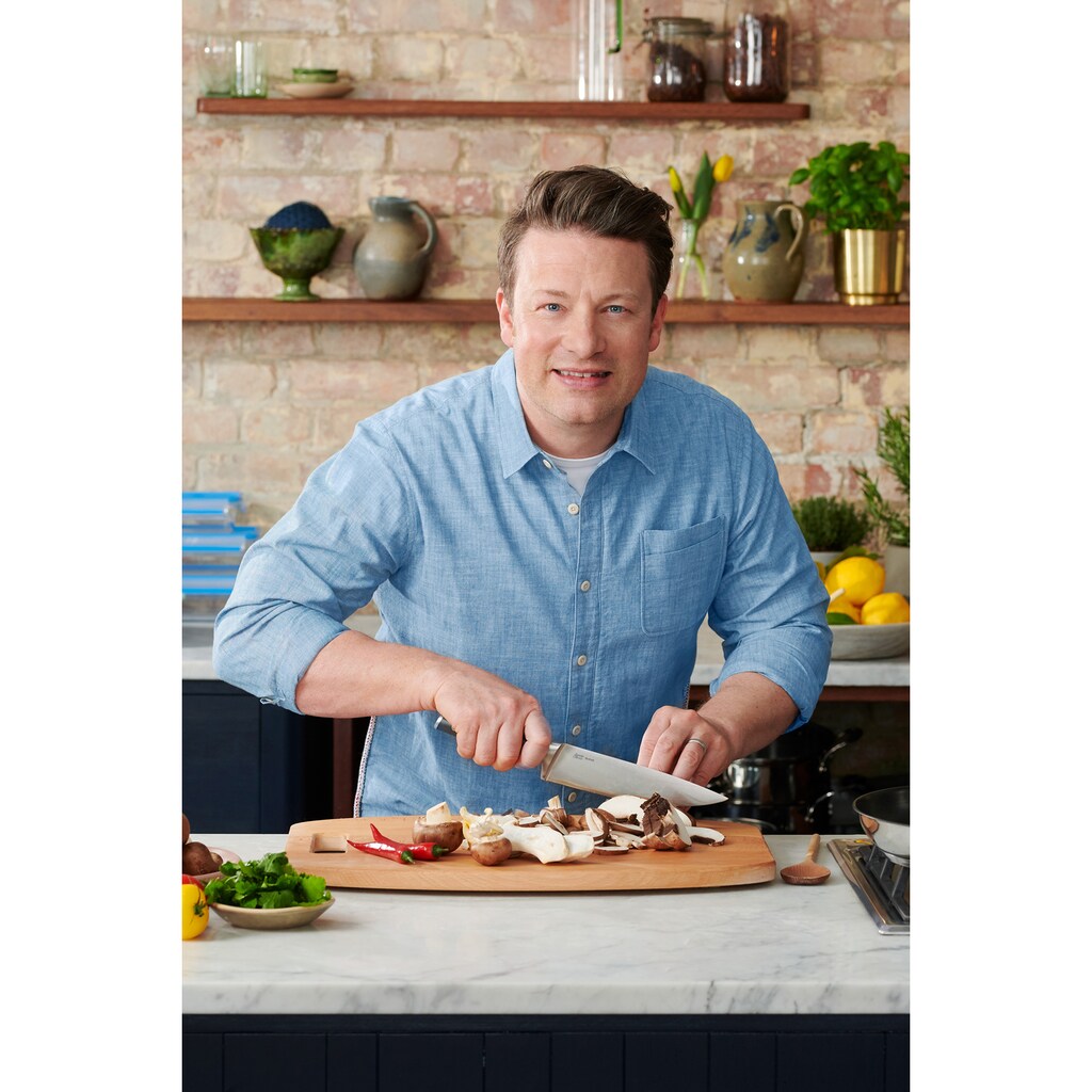 Tefal Bratpfanne 28 cm »Jamie Oliver Cooks Classic« im Set mit »Jamie Oliver Kochmesser«