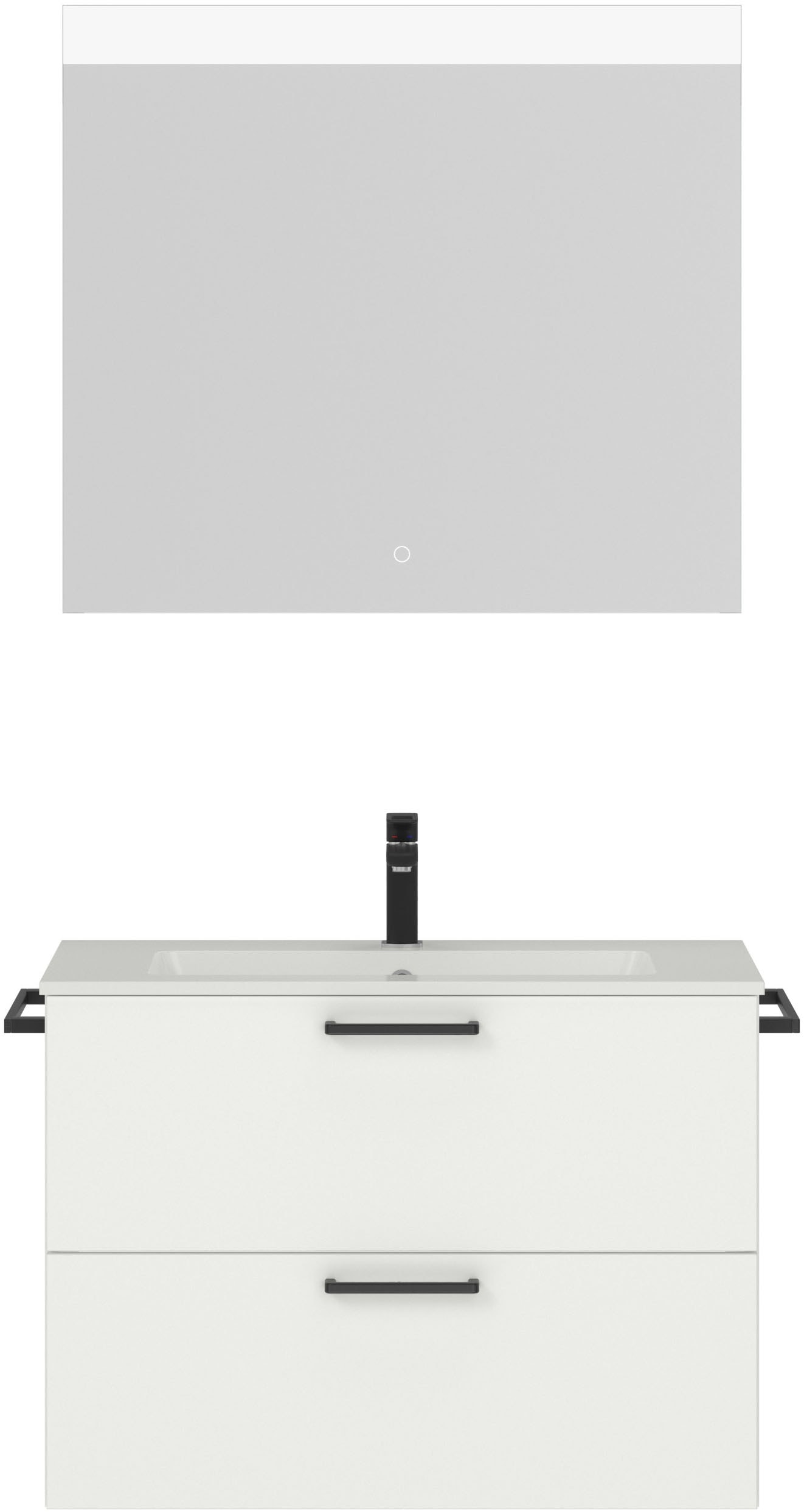 nobilia Badmöbel-Set "Tolvina" vormontiert, mit Soft-Close, 2 Stk. tlg. günstig online kaufen