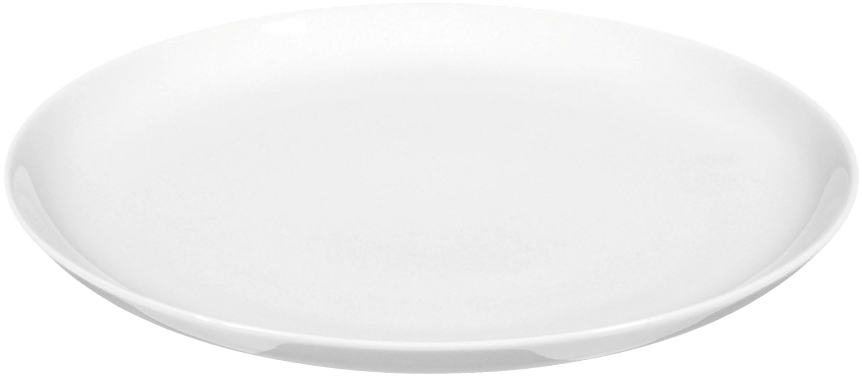Seltmann Weiden Teeservice »Geschirr-Set, 18 Teile, Lido Weiß, rund«, (Set, 18 tlg., 6x Teeobertasse 0,14 l, 6x Teeuntertasse, 6x Brotteller), Tassen, Untertassen, Teller, 18 Teile, für 6 Personen, Made in Germany