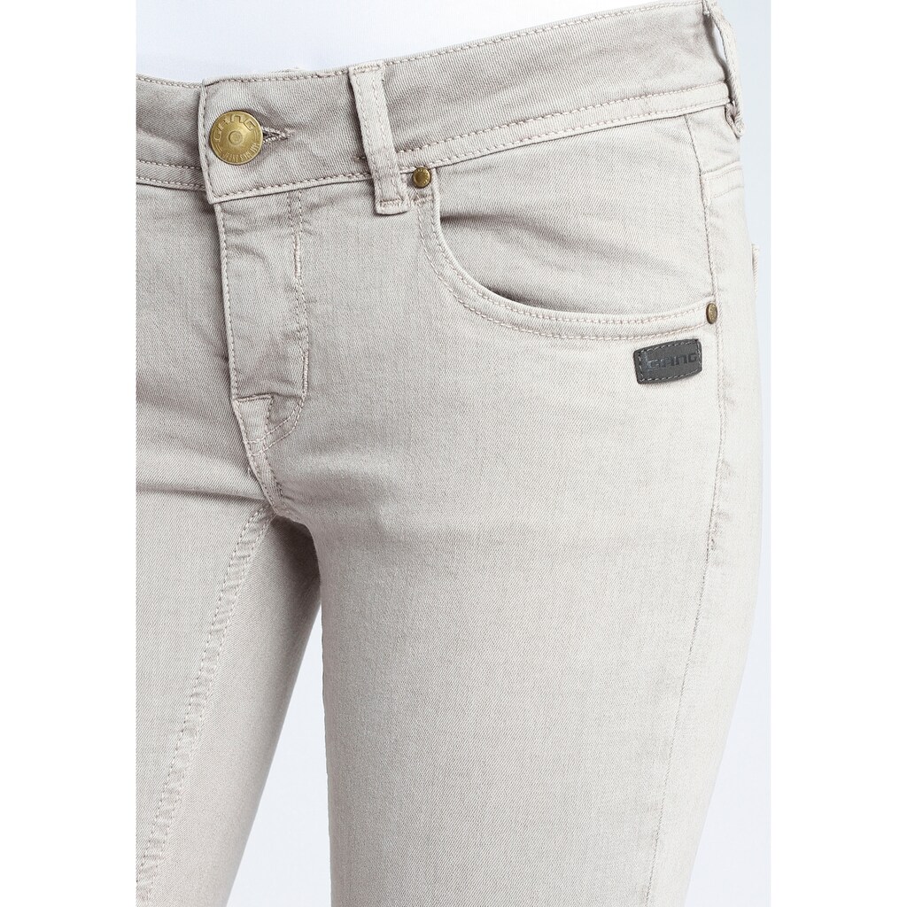 Damenmode Jeans GANG Skinny-fit-Jeans »FAYE«, perfekter Sitz durch Elasthan-Anteil beige Damenmode Jeans GANG Skinny-fit-Jeans »FAYE«, perfekter Sitz durch Elasthan-Anteil beige