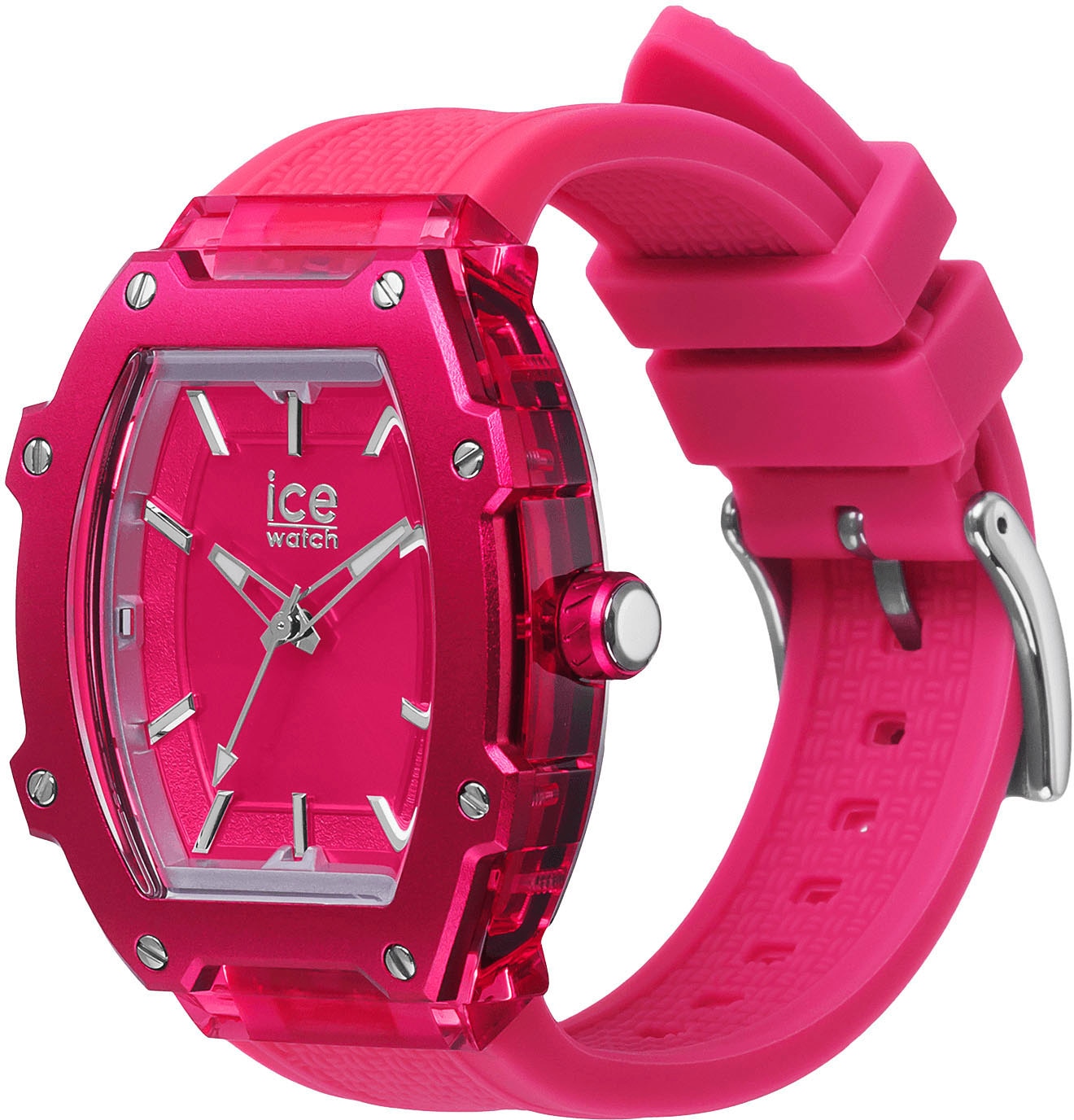 ice-watch Quarzuhr »ICE boliday - Women - Plastic - Small - 3H«, Armbanduhr, Damenuhr, Silikonarmband, analog