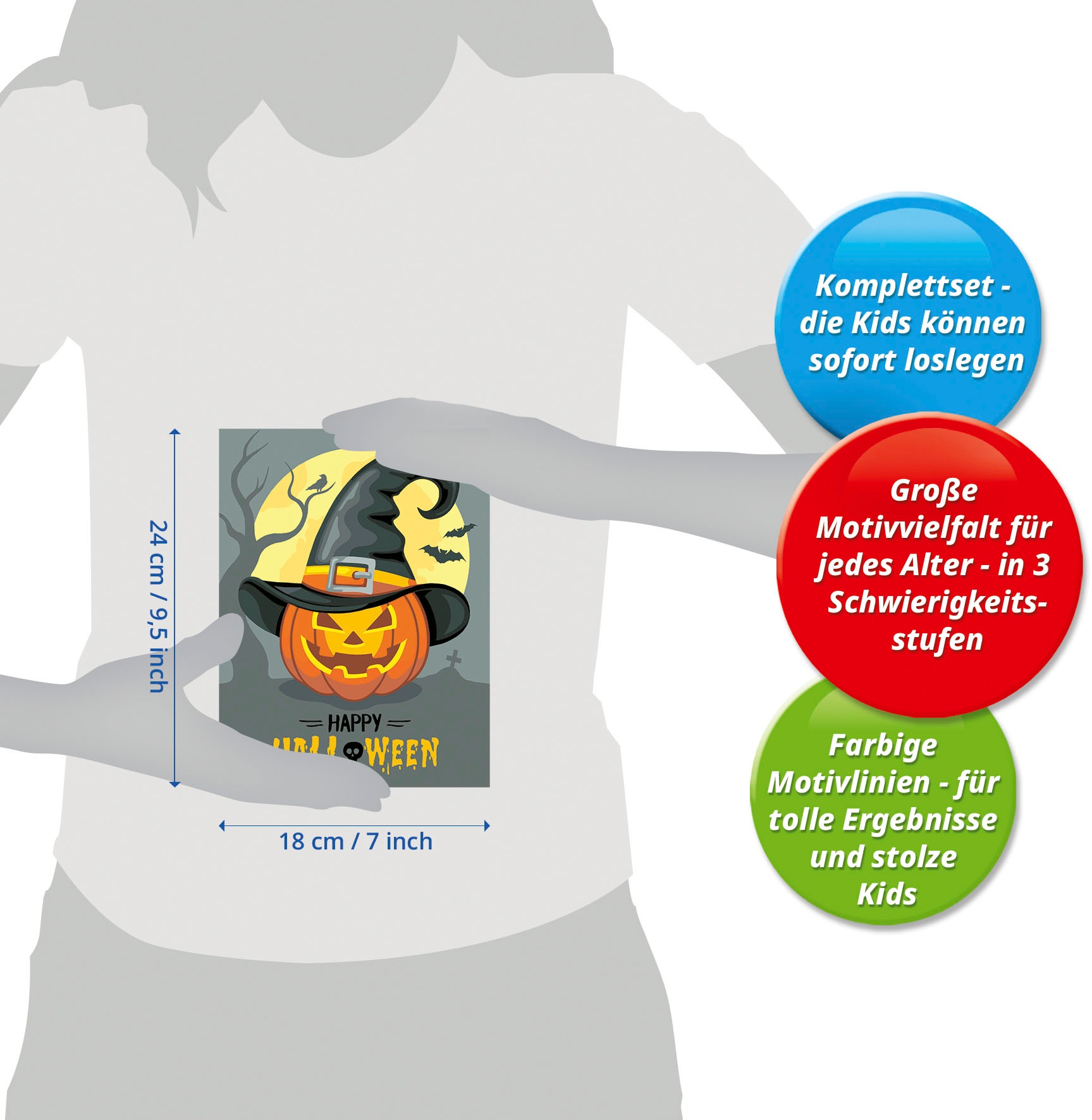 Ravensburger Malen nach Zahlen »Happy Halloween«, Made in Europe