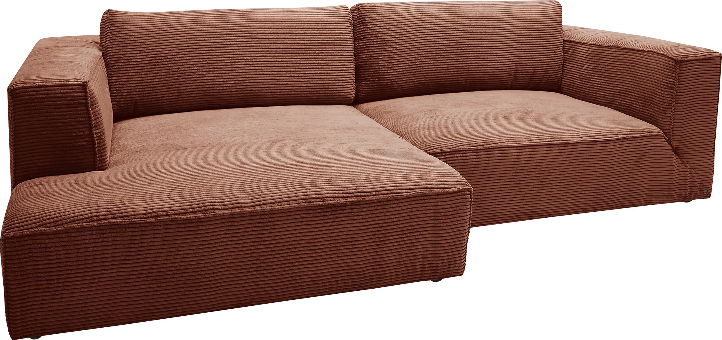 TOM TAILOR HOME Ecksofa »Big Cube Style«, (2 St.), mit cleanen Stegkissen, extra große Sitztiefe, Breite 270cm