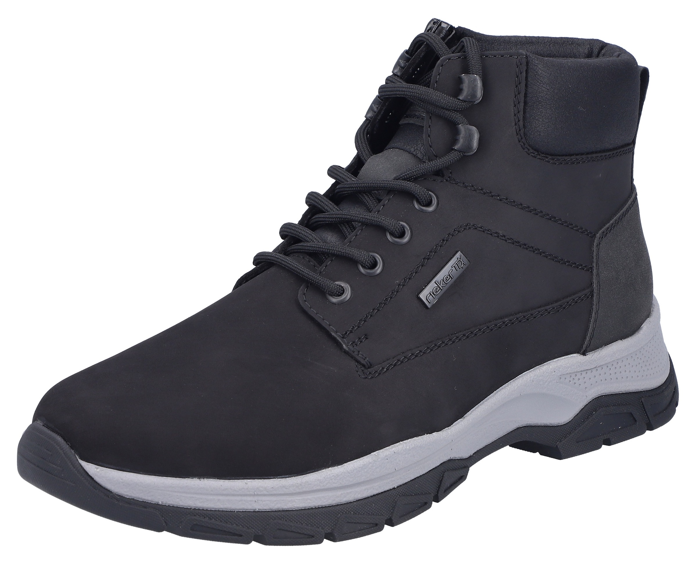 Rieker Schnürboots, Stiefelette, Outdoorboots mit Innenreißverschluss