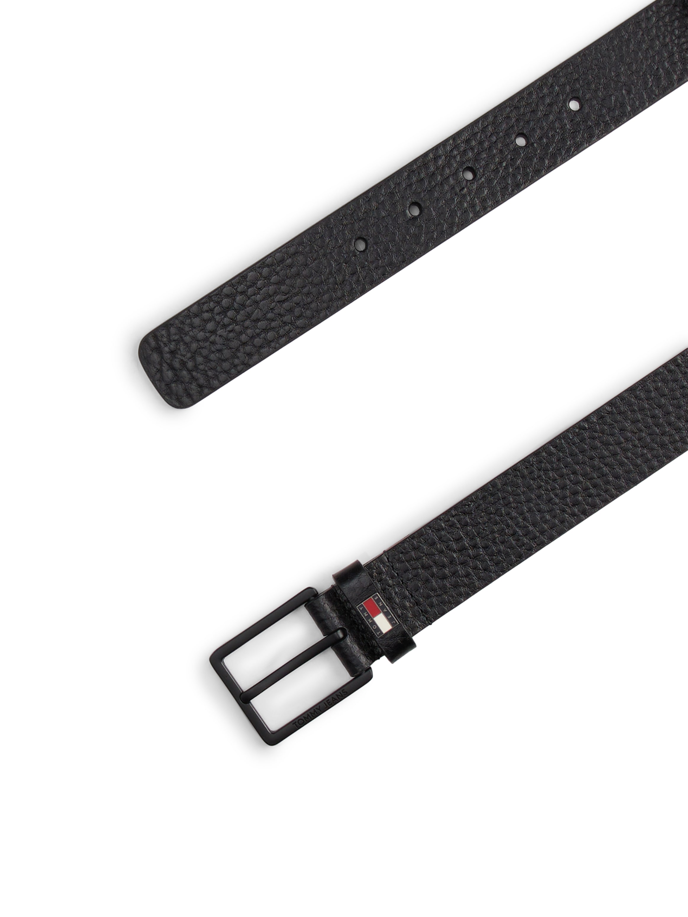Tommy Jeans Ledergürtel »TJM ELEVATED FLAG LEATHER 3.5«, Größenverstellbar